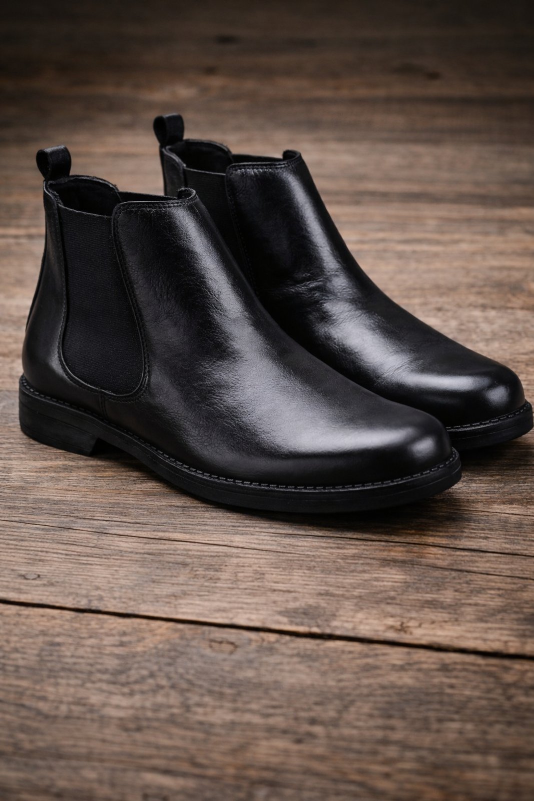 Botina Masculina em Couro Para Dia a Dia Confortável e Macia Reforçada Sola Costurada Bota Resistente