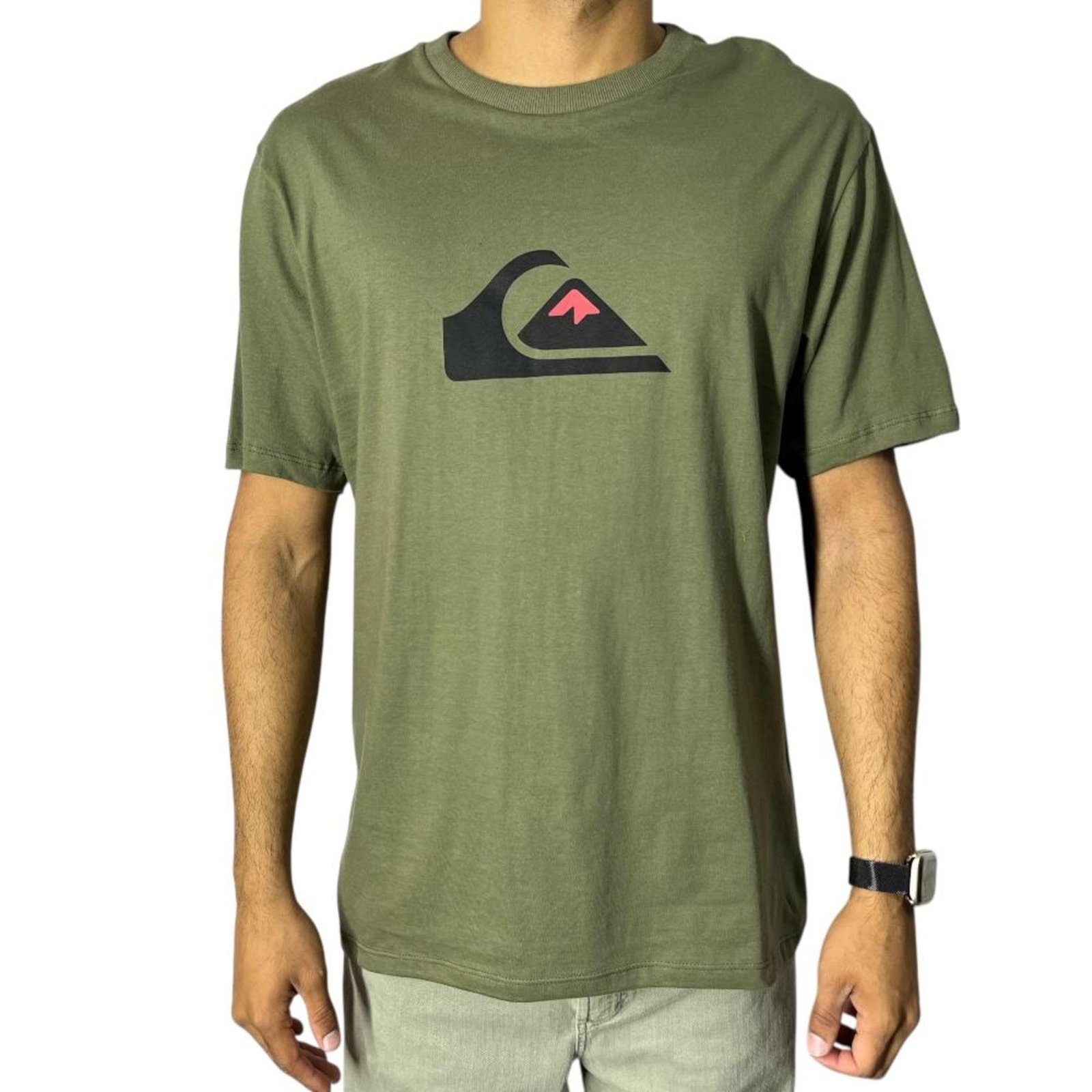 Camiseta m/c Comp Logo- Quiksilver – Verde