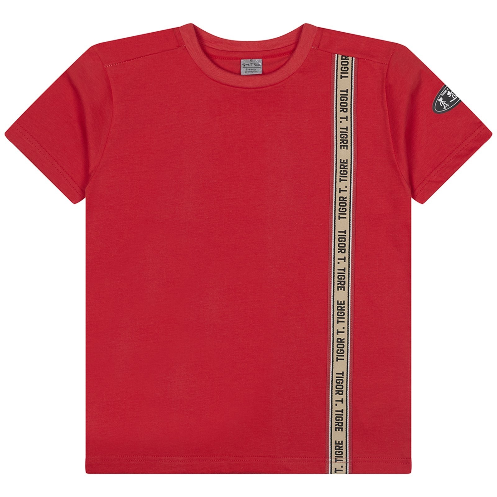 Infantil - Camiseta Manga Curta Masculina Tigor T. Tigre