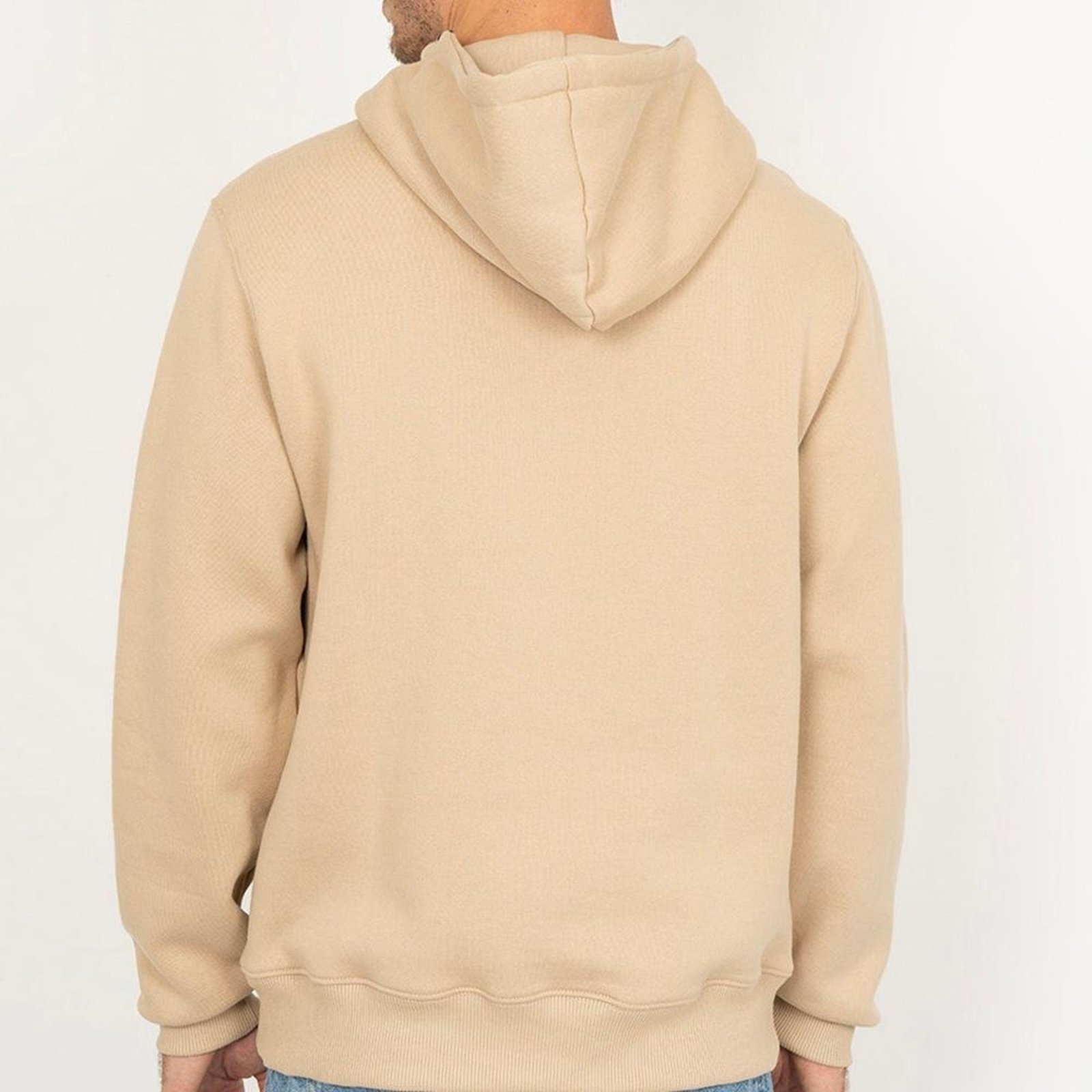 Moletom Quiksilver Canguru Big Block WT26 Masculino Areia