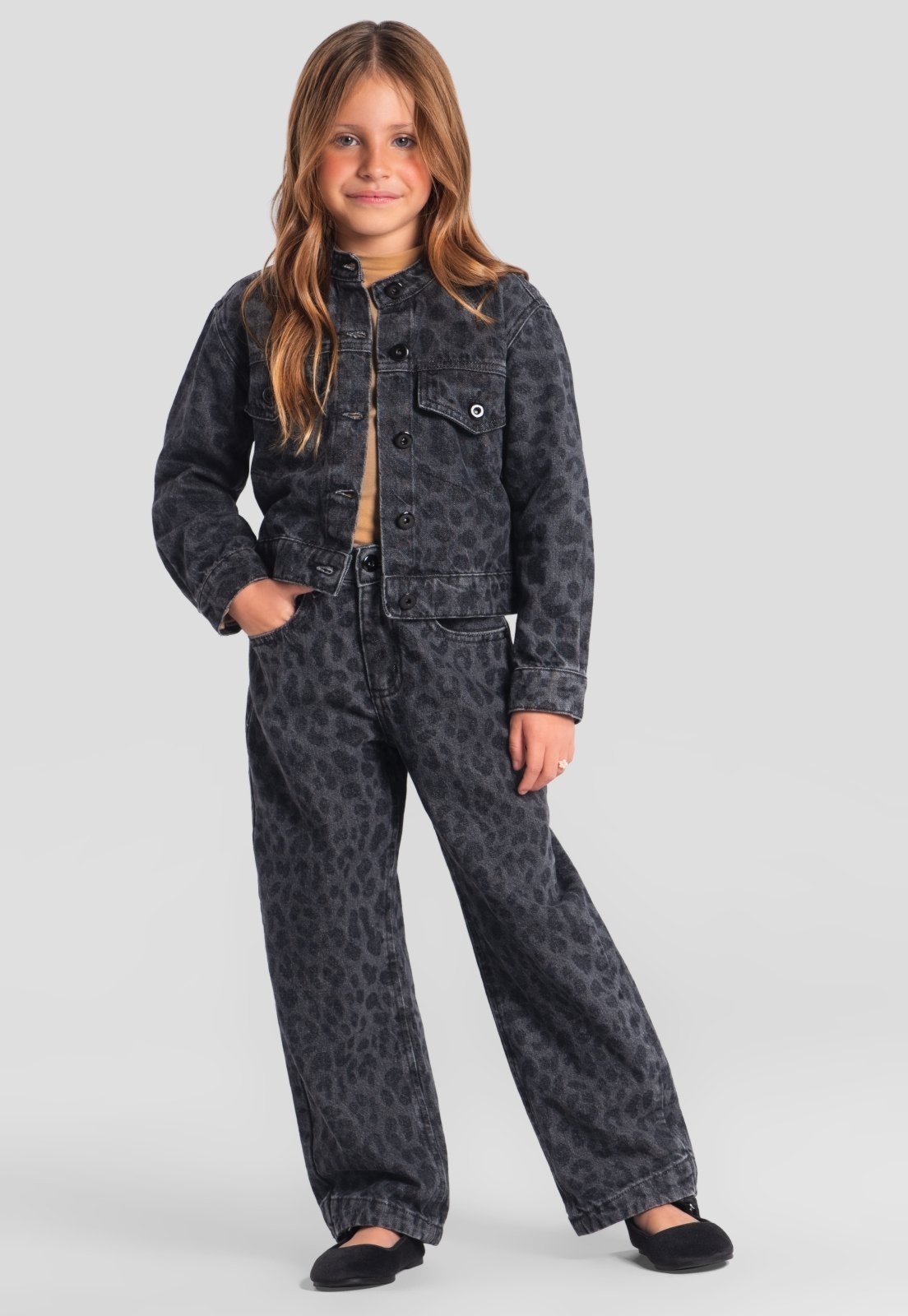 Infantil - Jaqueta jeans menina Mundi