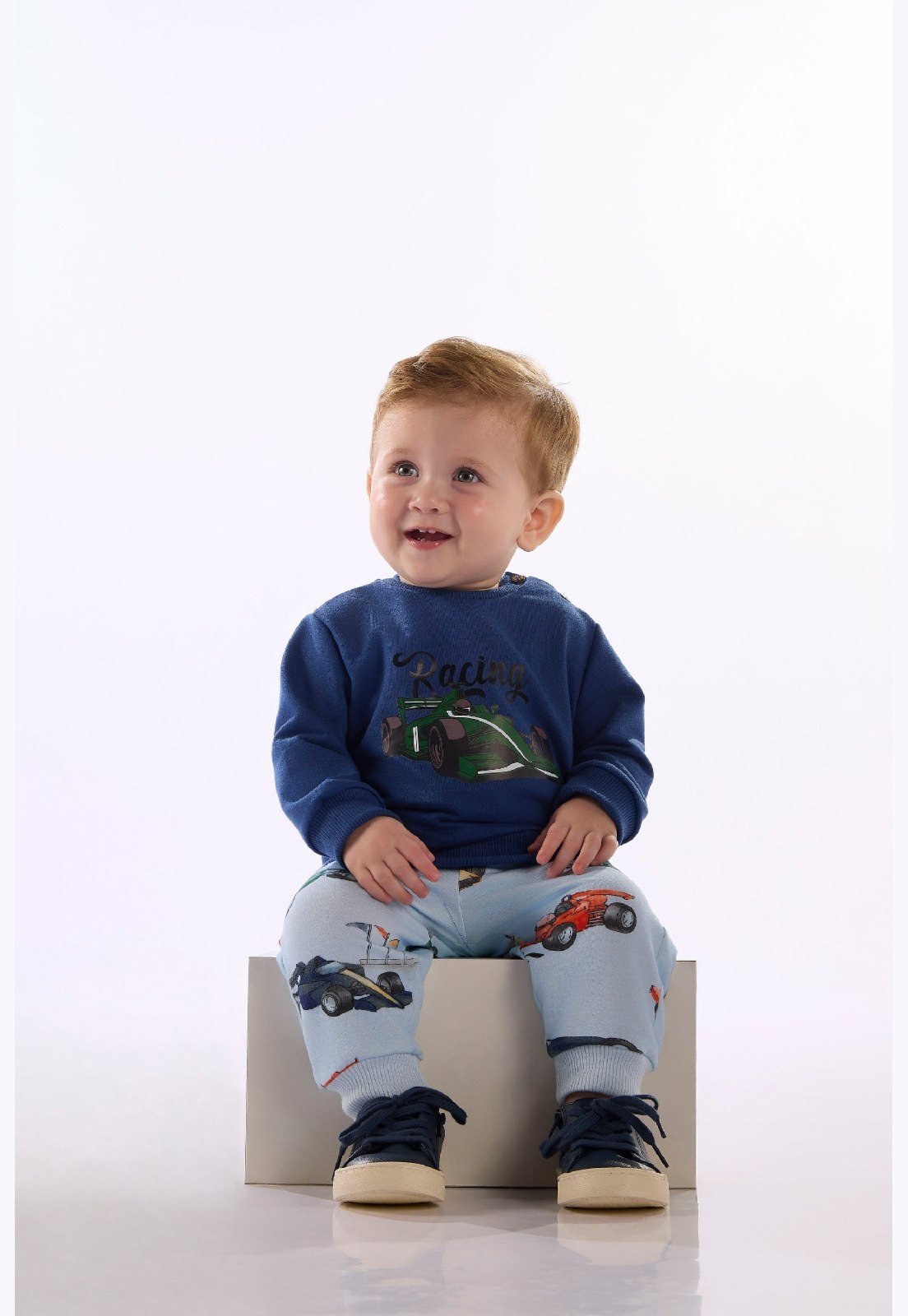 Infantil - Conjunto Racing Up Baby Azul
