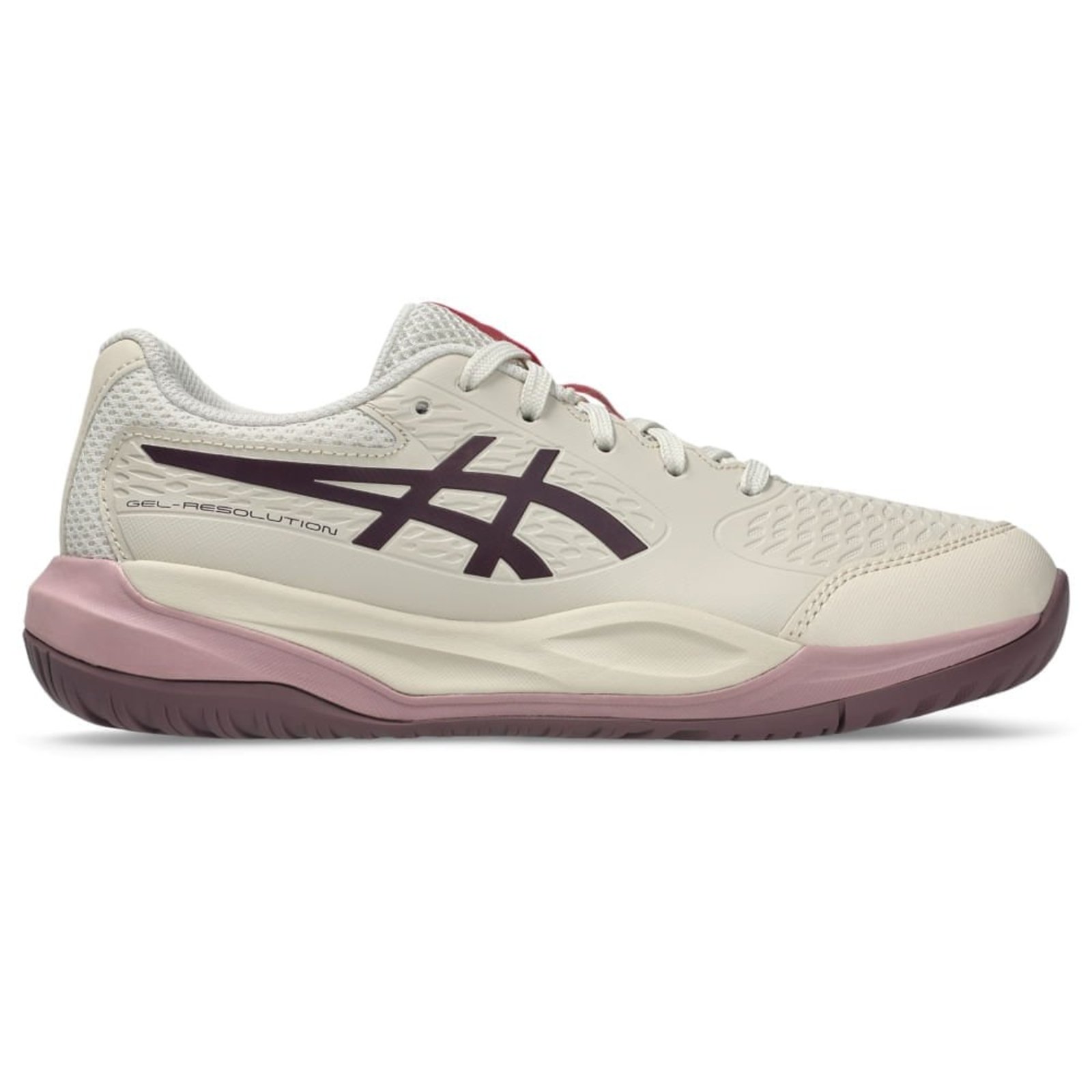 Infantil - Tênis ASICS Gel-Resolution X Gs - - Bege/Roxo