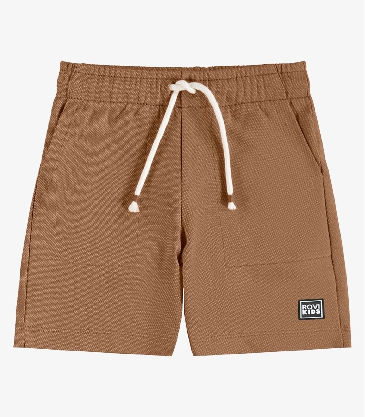 Infantil - Bermuda Moletom Rovi Marrom