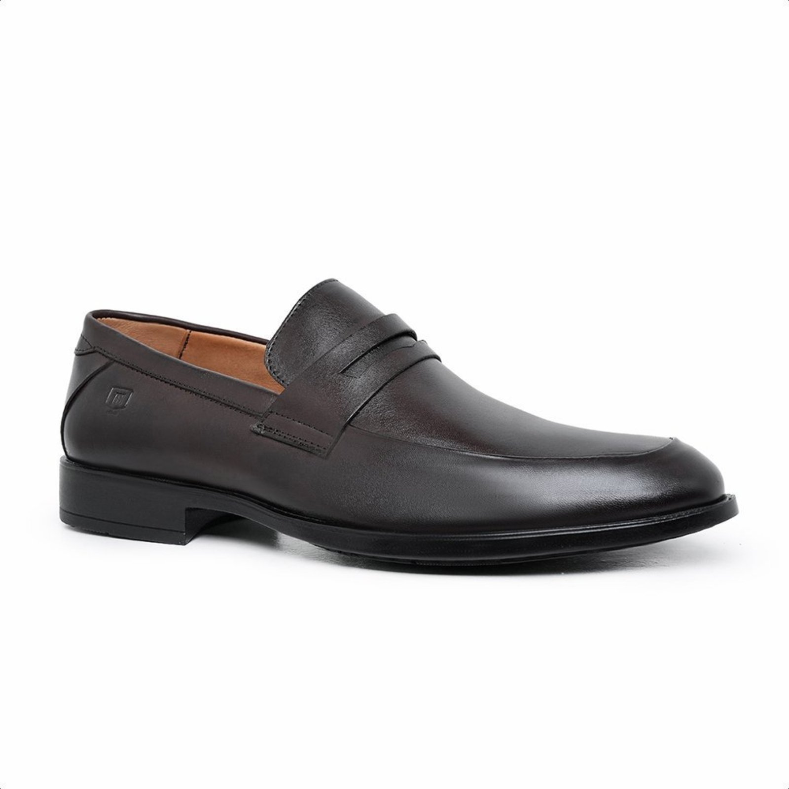 Sapato Social Masculino Malbork Couro Loafer Confortável 72014M