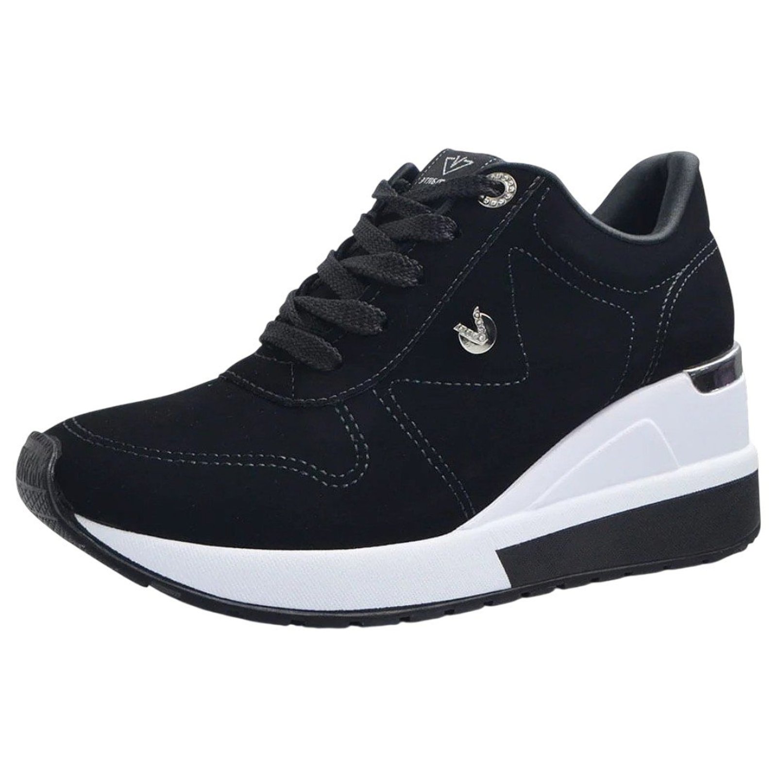 Tênis Casual Feminino Plataforma Confortável Via Marte