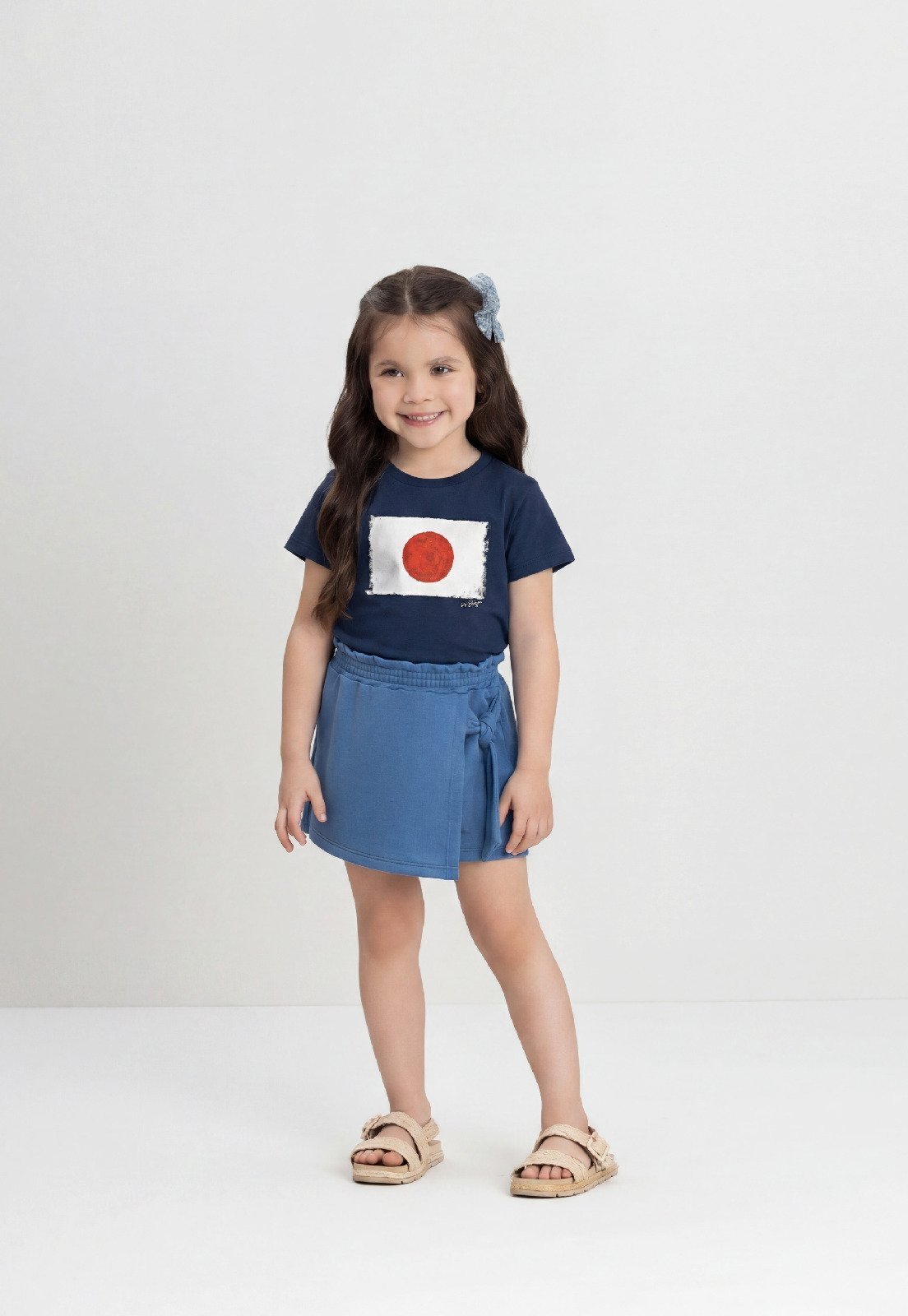 Infantil - Camiseta Unissex Bandeira de Seleções Up Baby Azul