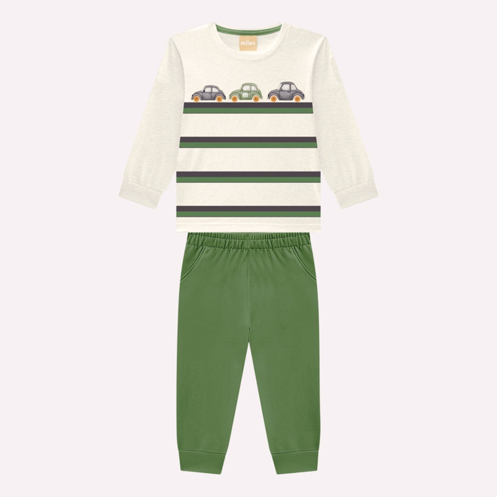 Infantil - Conjunto Menino Carrinhos Milon