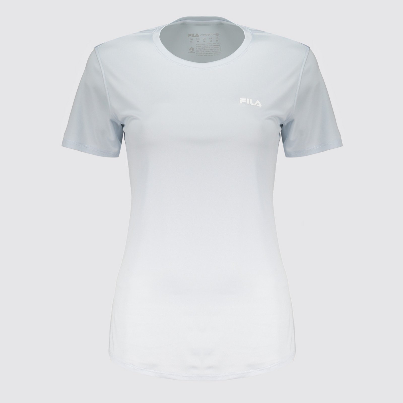 Vista 2 Camiseta Fila Basic Sports III Feminina azul Fila azul