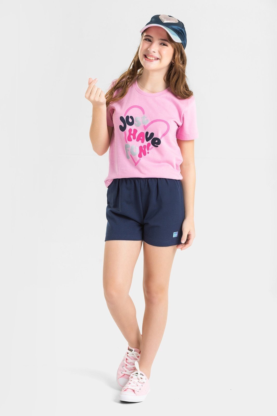 Infantil - Conjunto Juvenil Verão Feminino Just Have Fun!