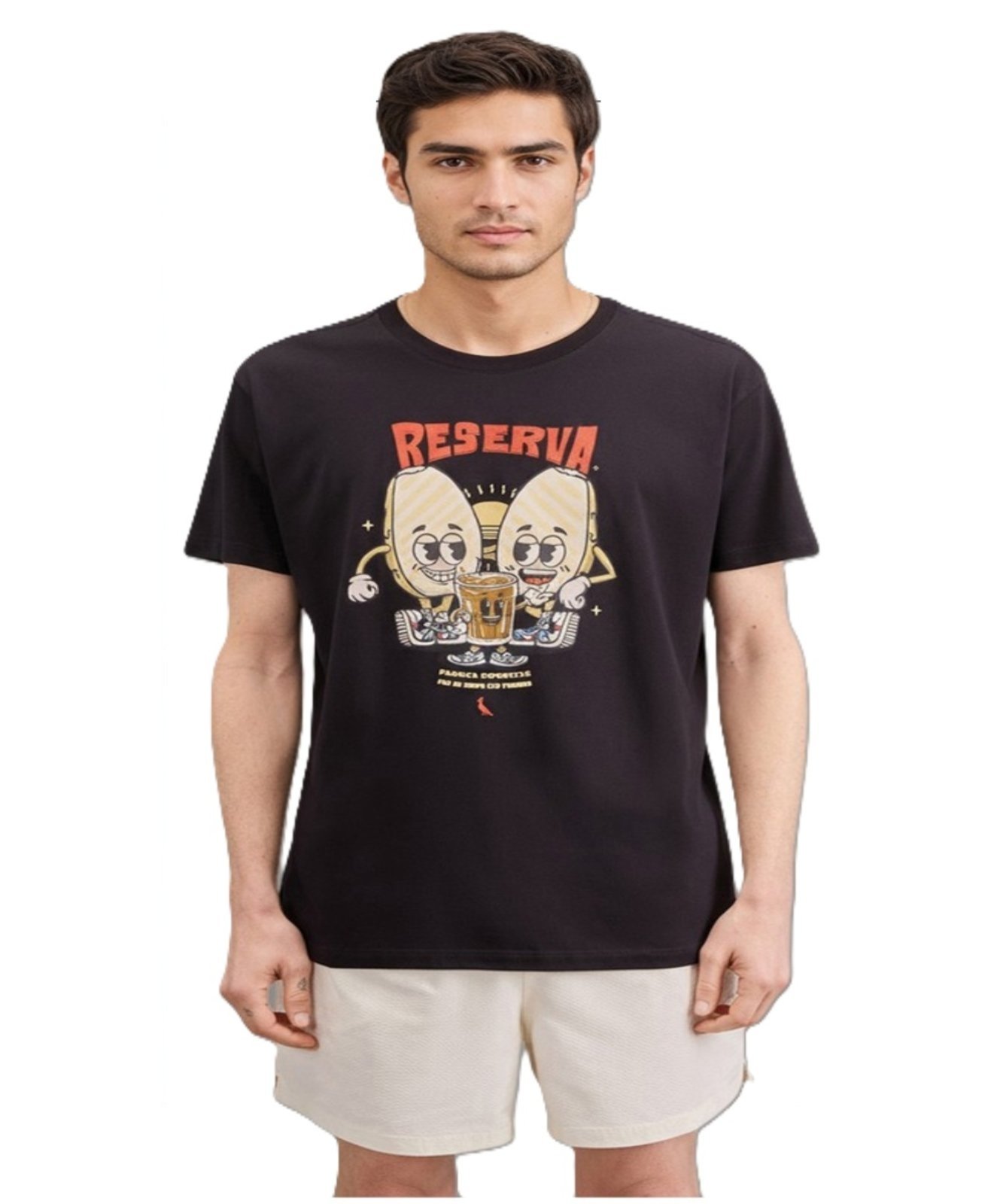 Camiseta Estampada Pão Na Chapa E Cafezin Sp Reserva