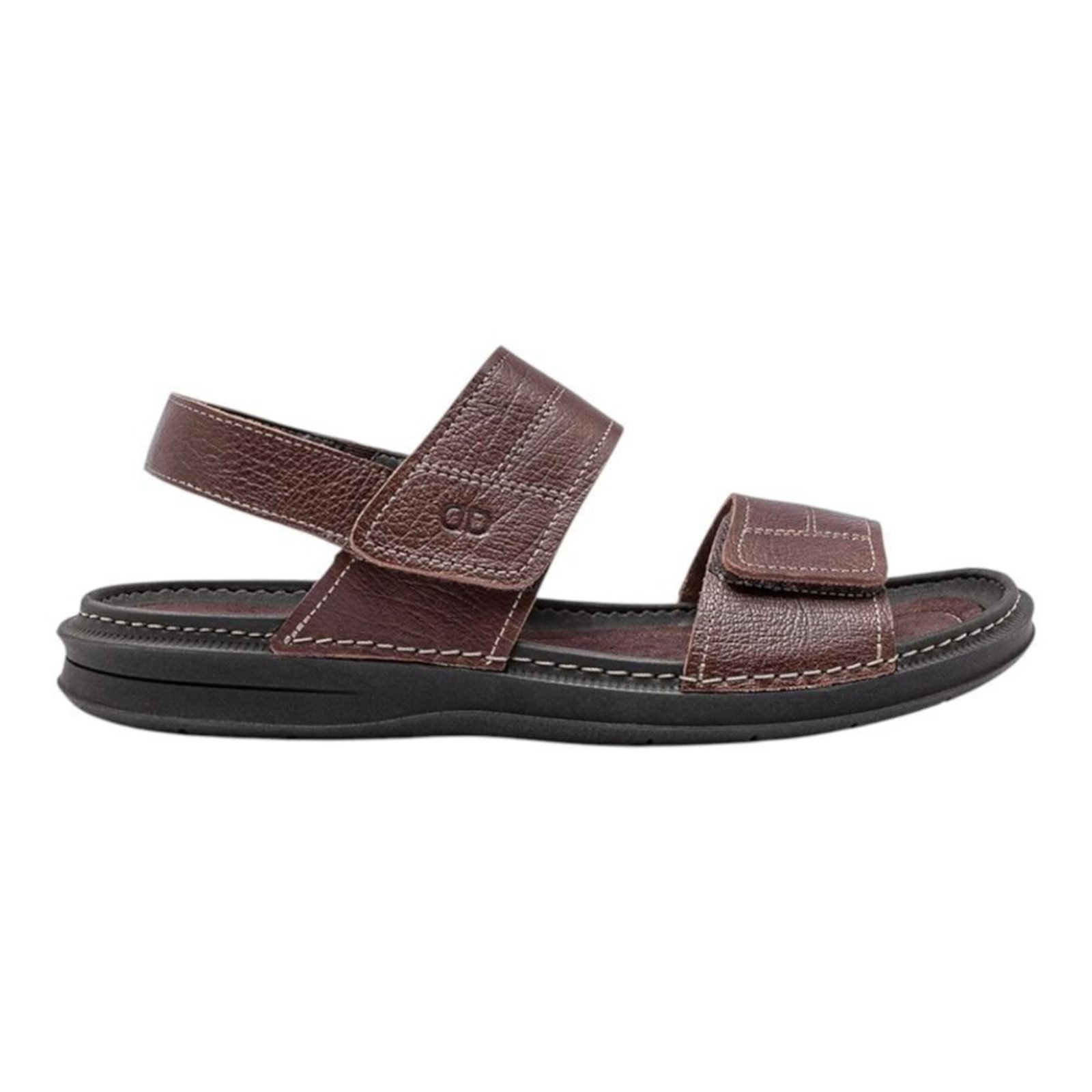 Sandália Democrata Lazy Masculina - Marrom - Democrata