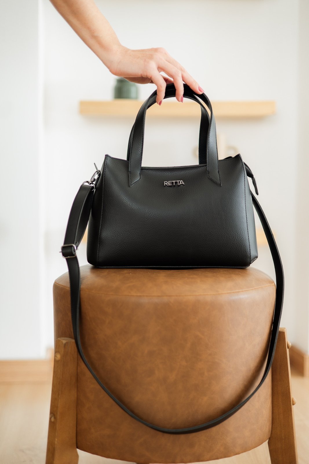 Bolsa Feminina Lorena Média Estruturada Para Trabalho Eventos e Dia a Dia Retta