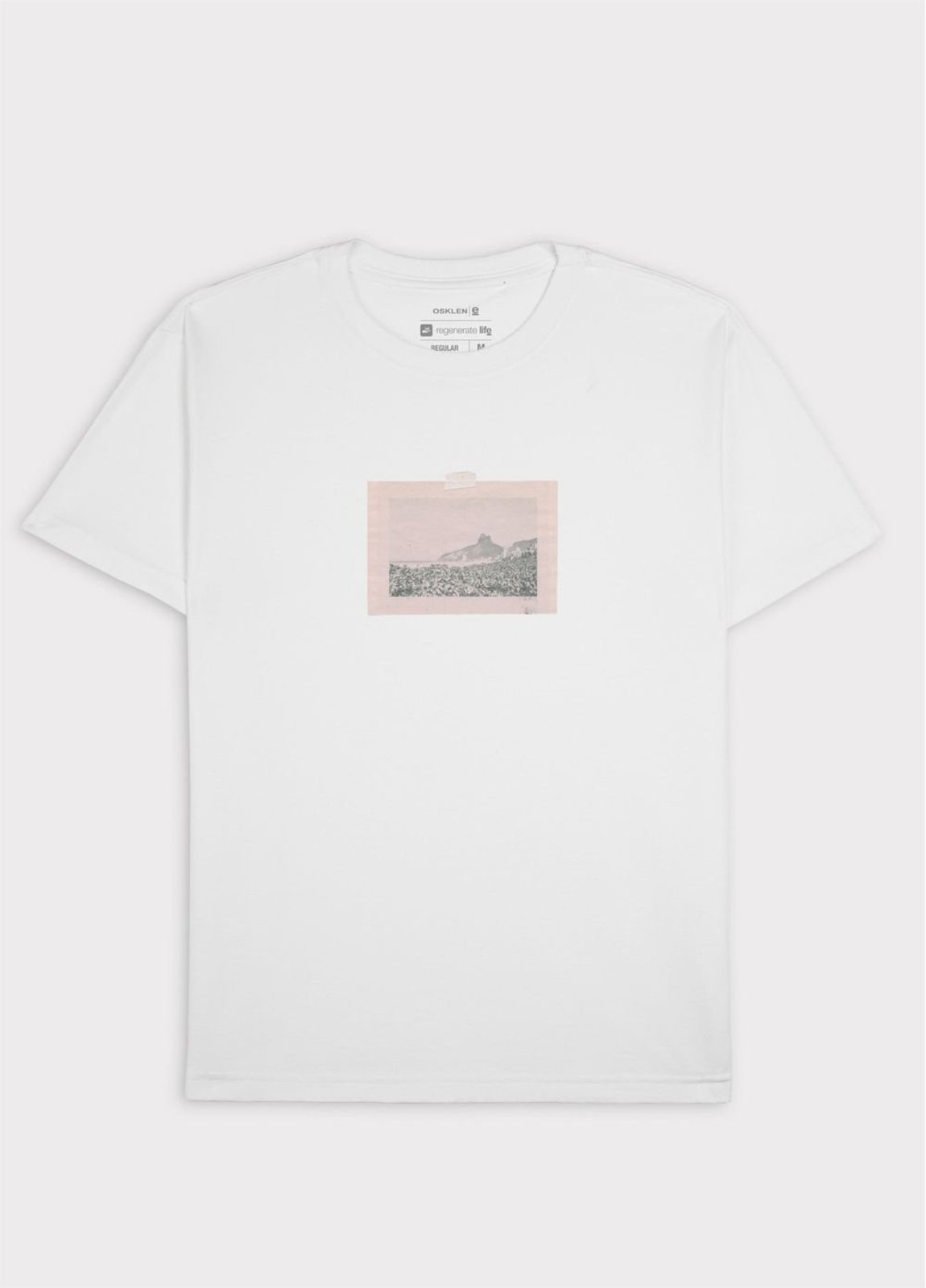 T-shirt vintage postcard mc OSKLEN
