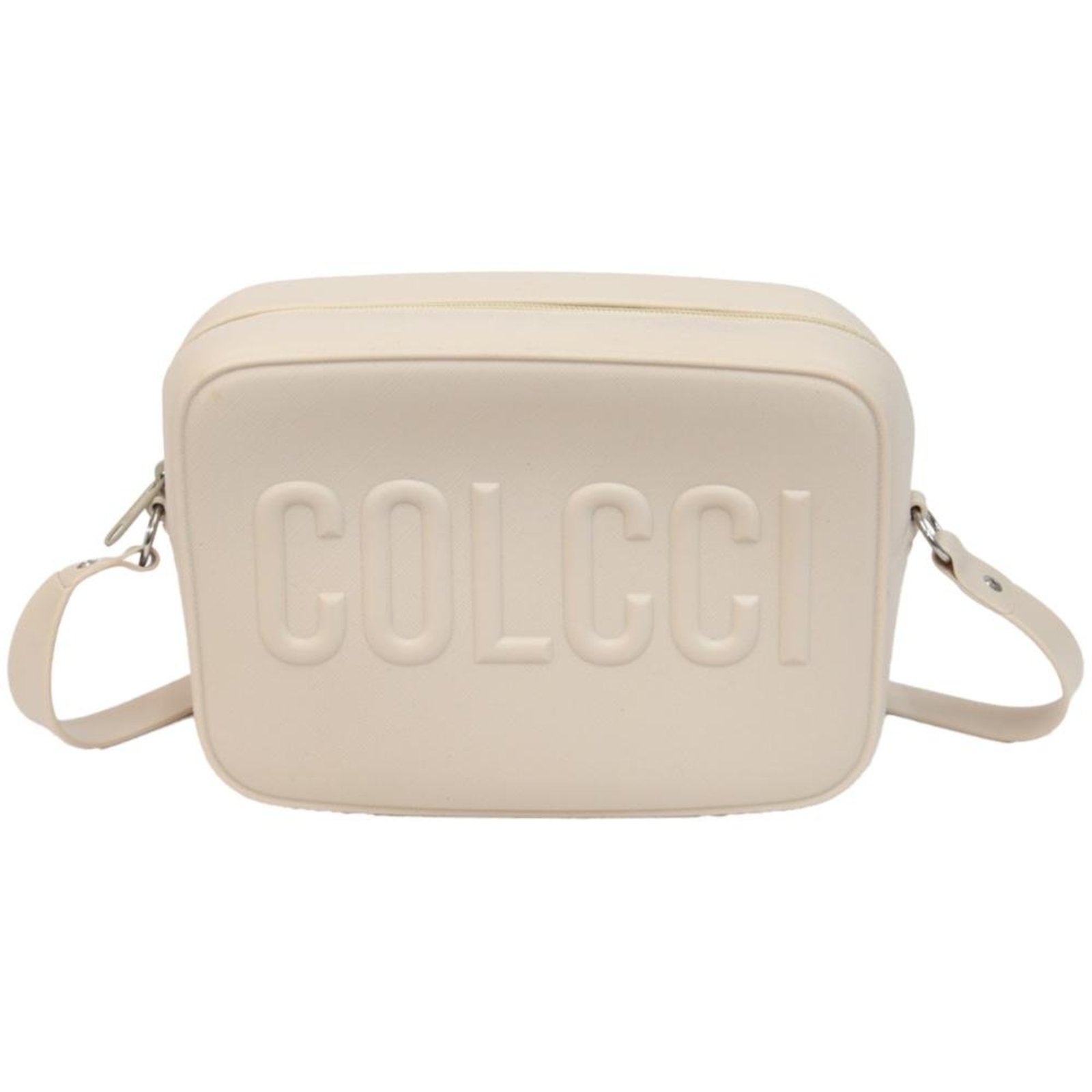 Bolsa Feminina Transversal Colcci Hong Kong Zíper Textura