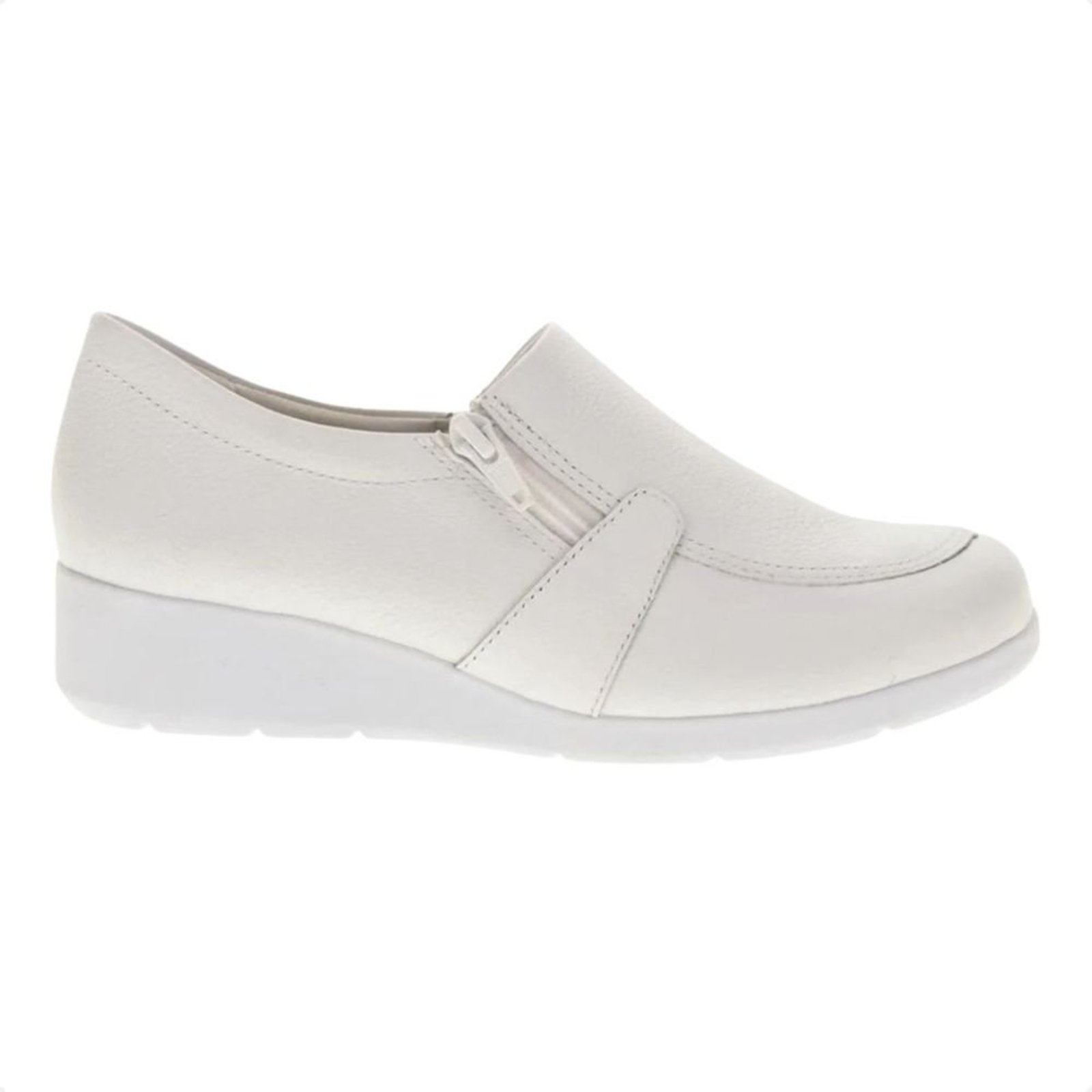 Sapato Feminino Anabela Comfortflex Branco