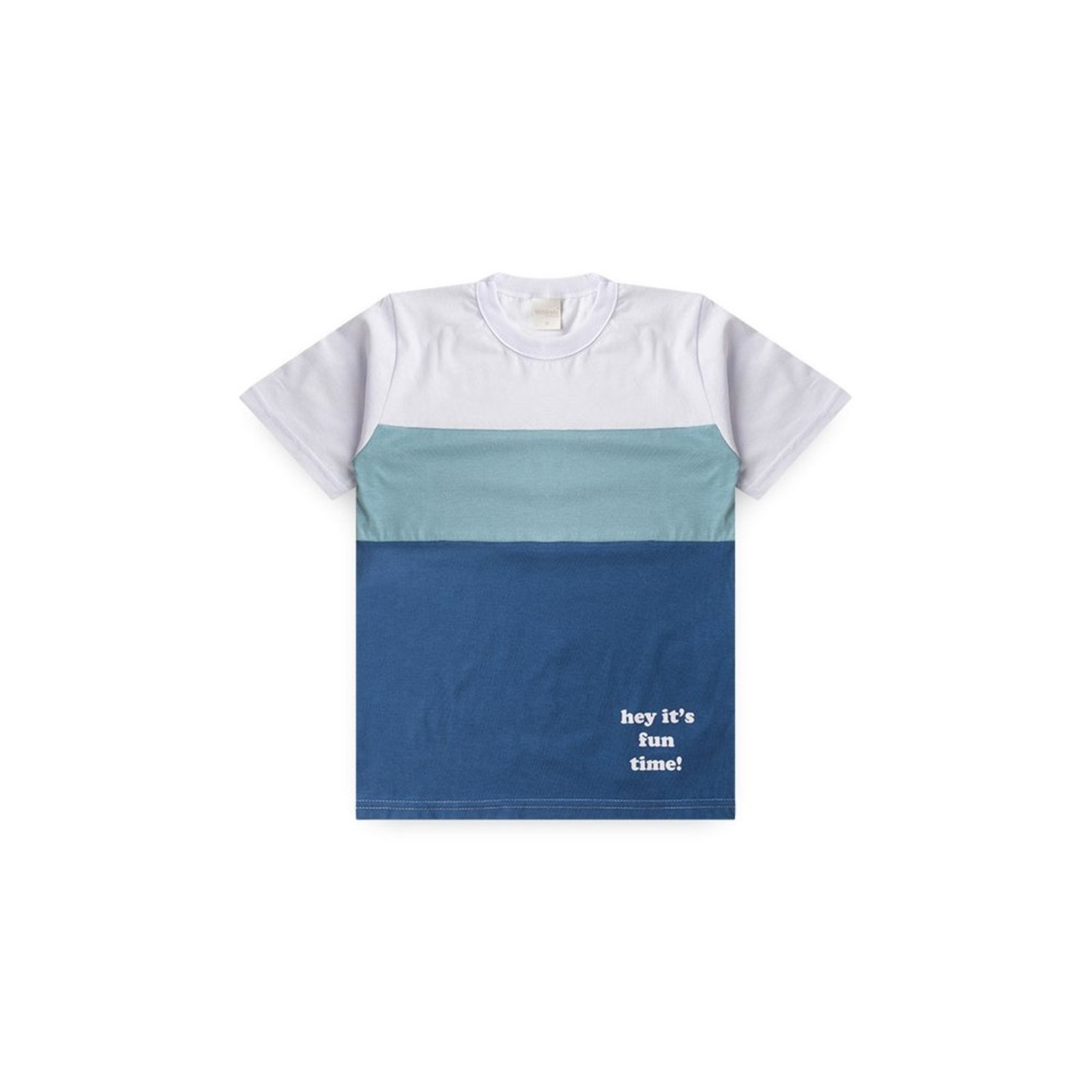 Vista 3 Infantil - Conjunto Verão Menino Camiseta e Bermuda Recortes Molekada branco Molekada branco