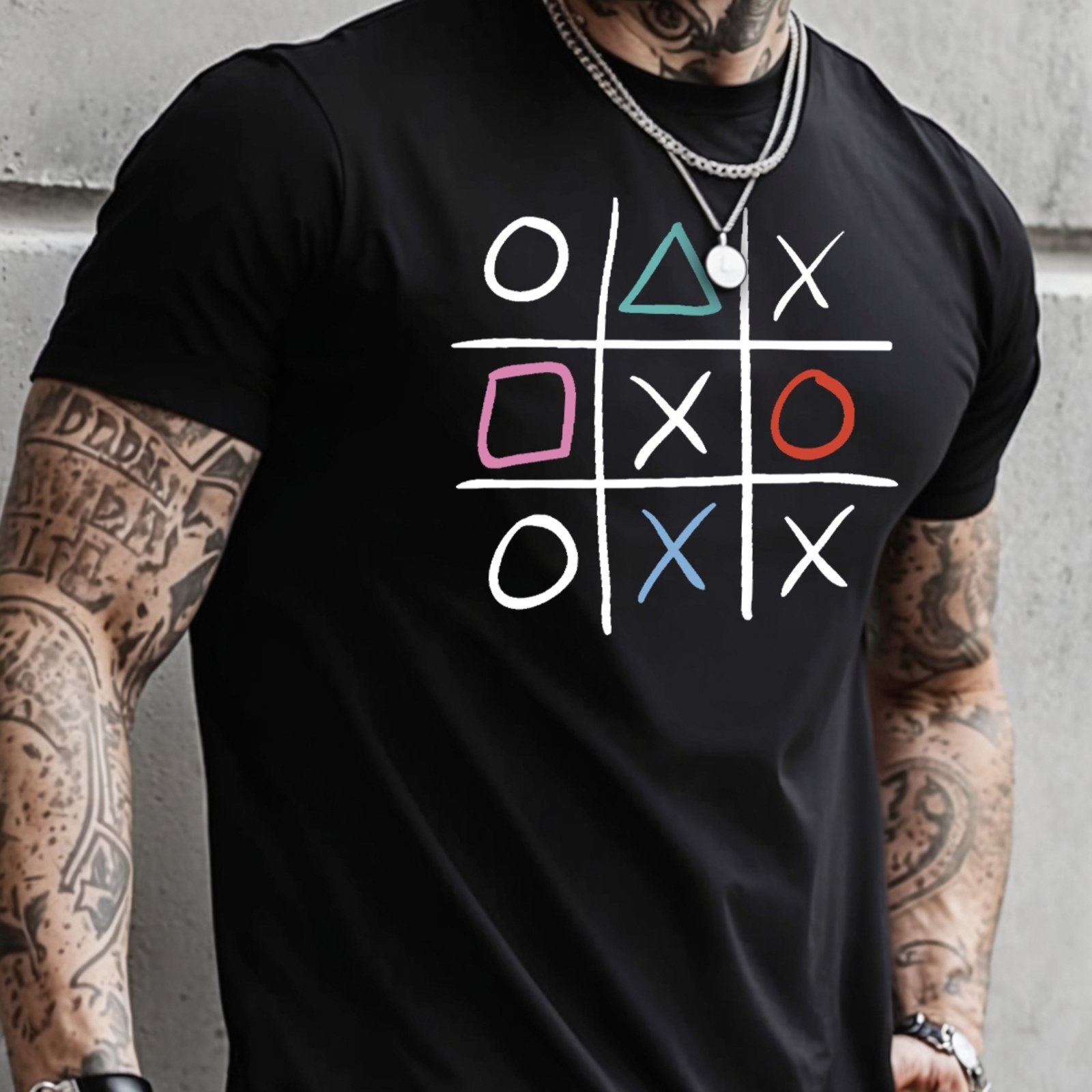 Camisa Masculina Algodão Camiseta Estampada Casual