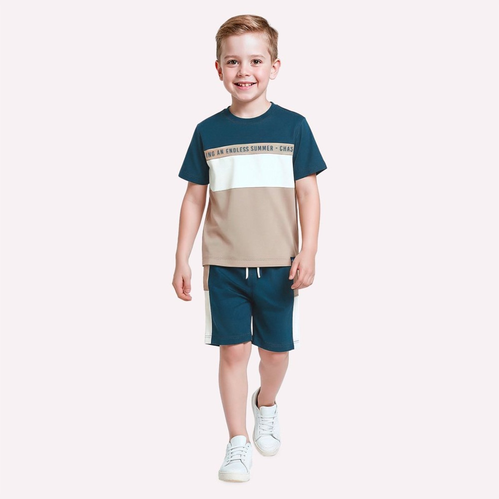Infantil - Conjunto Menino em Algodão Kyly