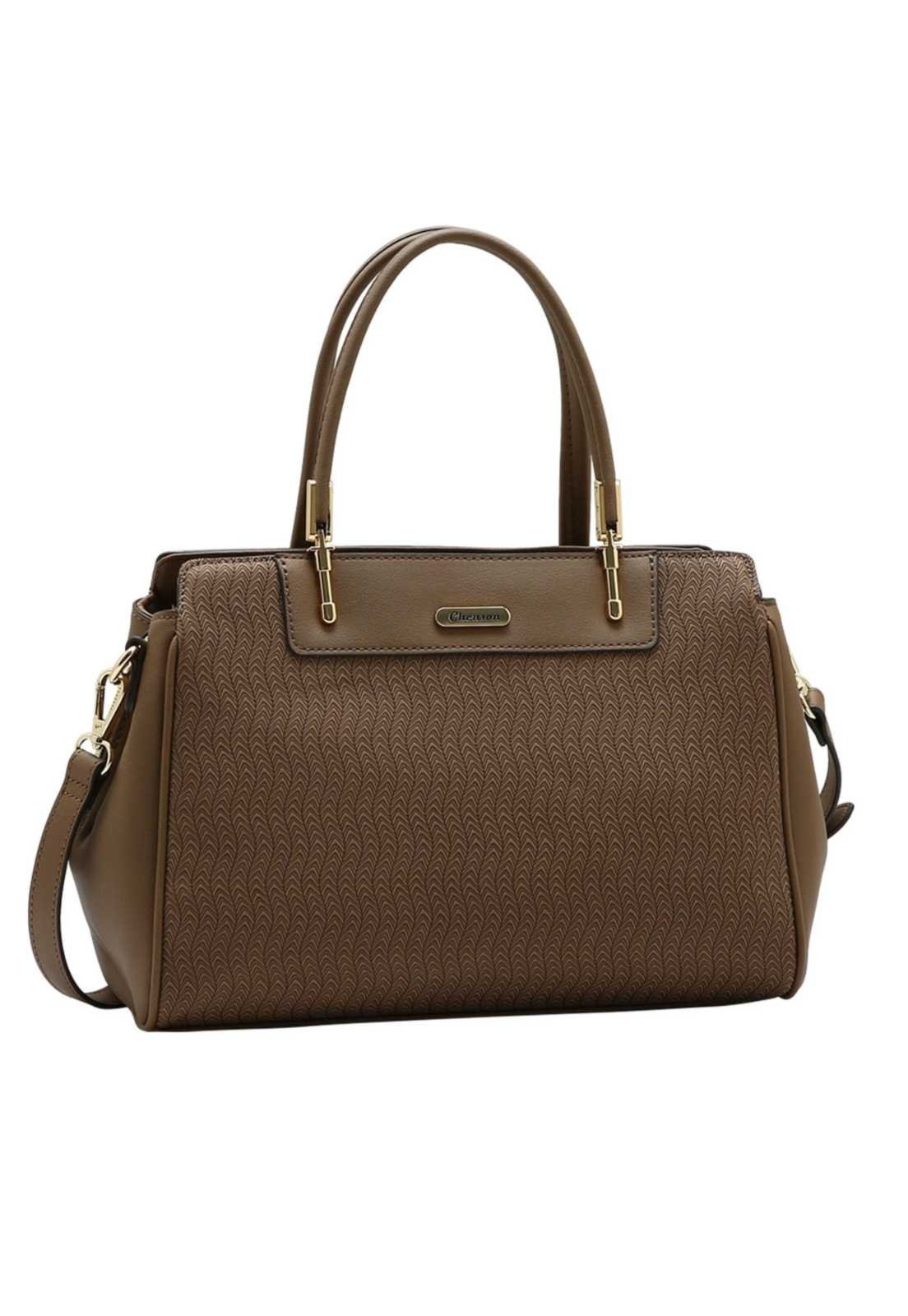 Bolsa Feminina Chenson Mão Basic Fashion 3485907 Café