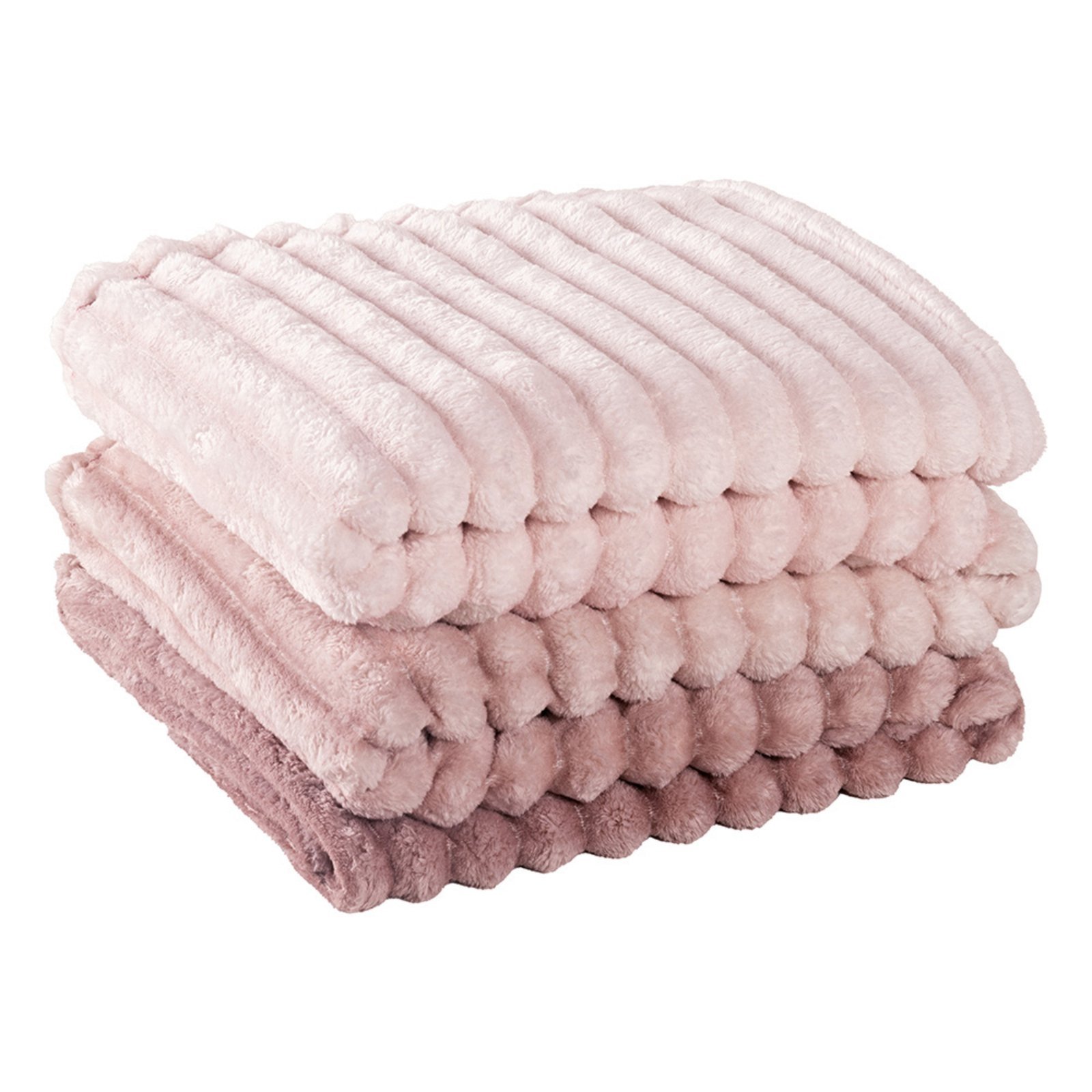 Cobertor Casa Scarpa Galaxy Queen Manta Ultrasoft Alto Relevo Degradê Super Macia – Pancake – Rosê
