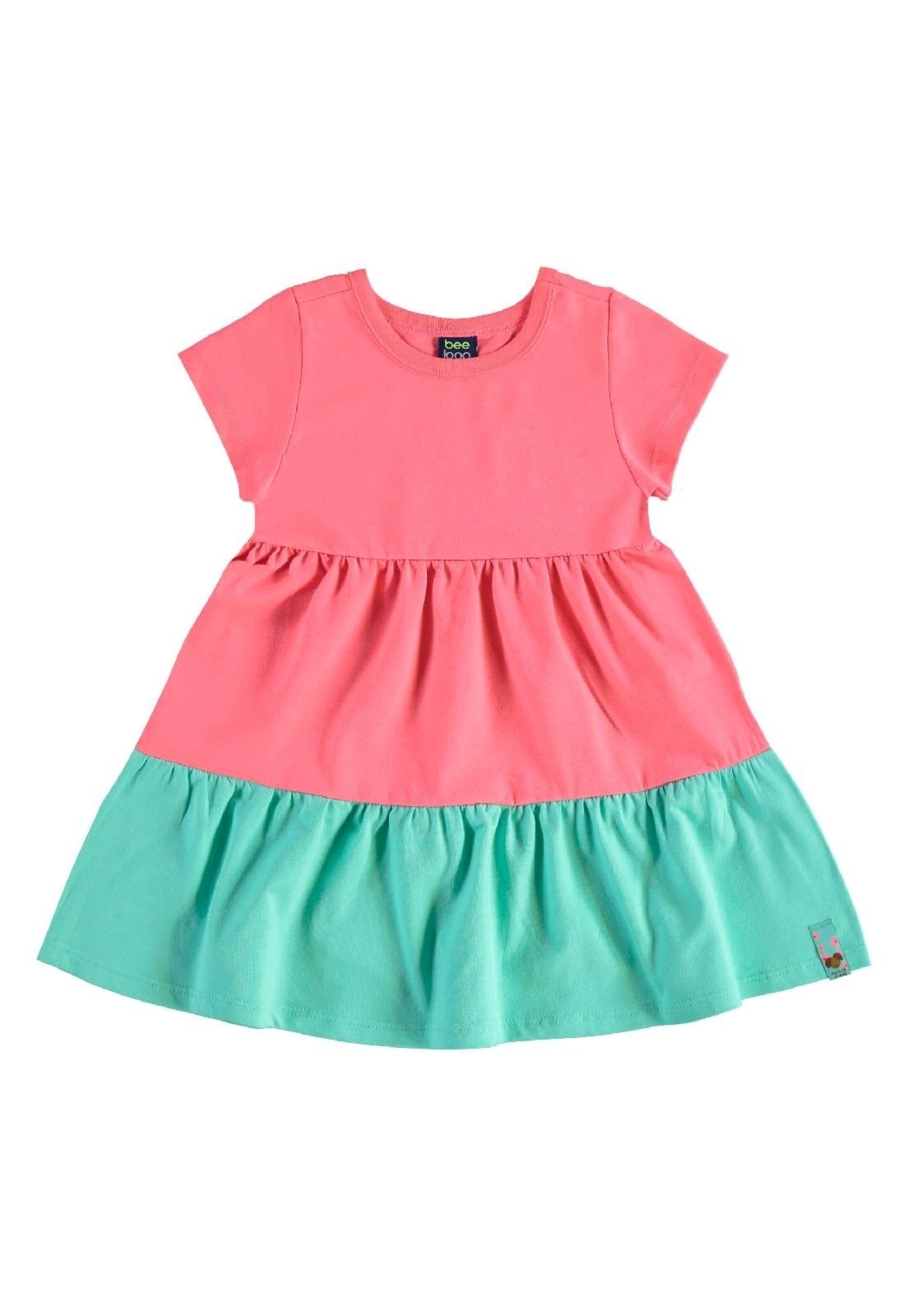 Infantil - Vestido em Meia Malha Bee Loop Pink