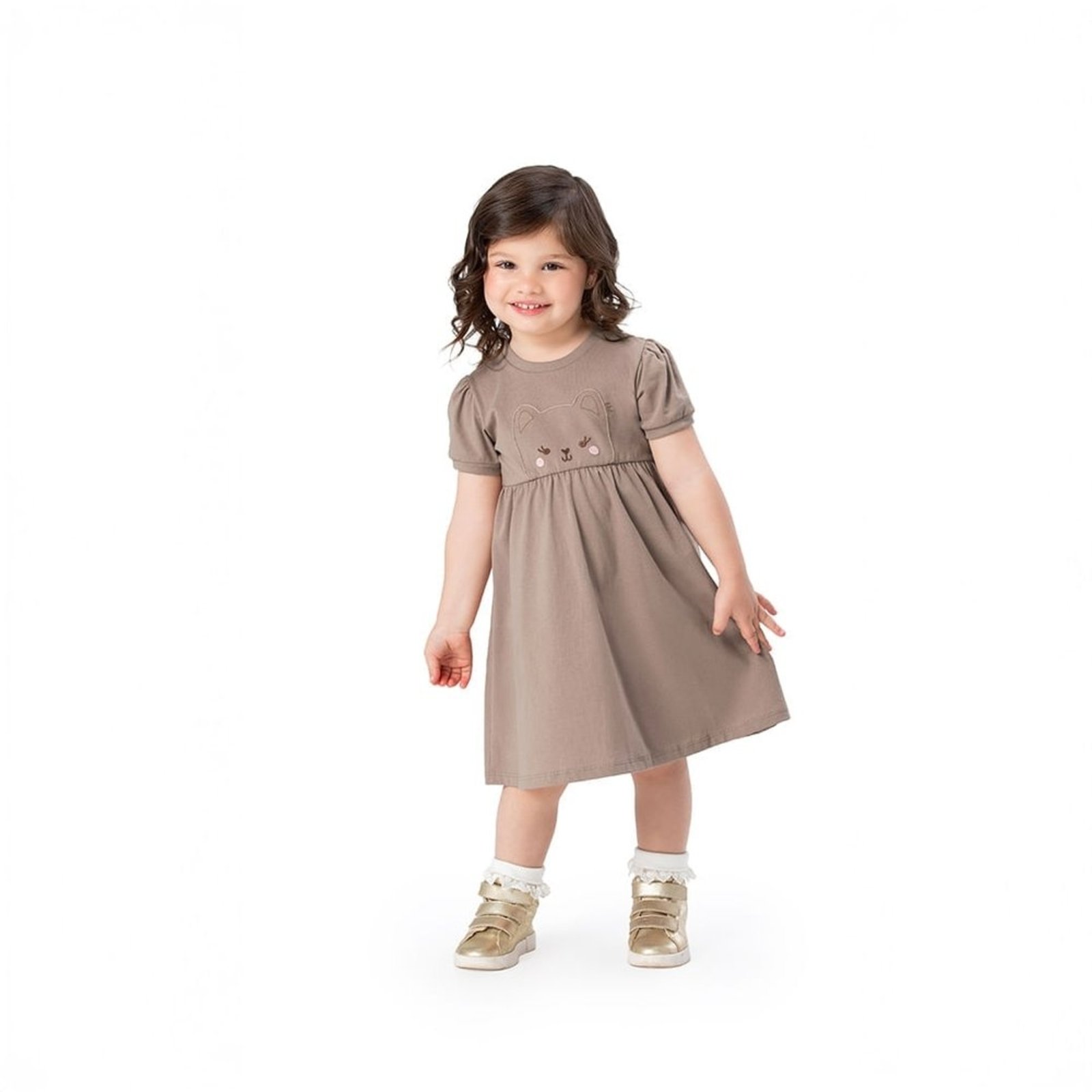 Infantil - Vestido Curto Cat Menino Marisol