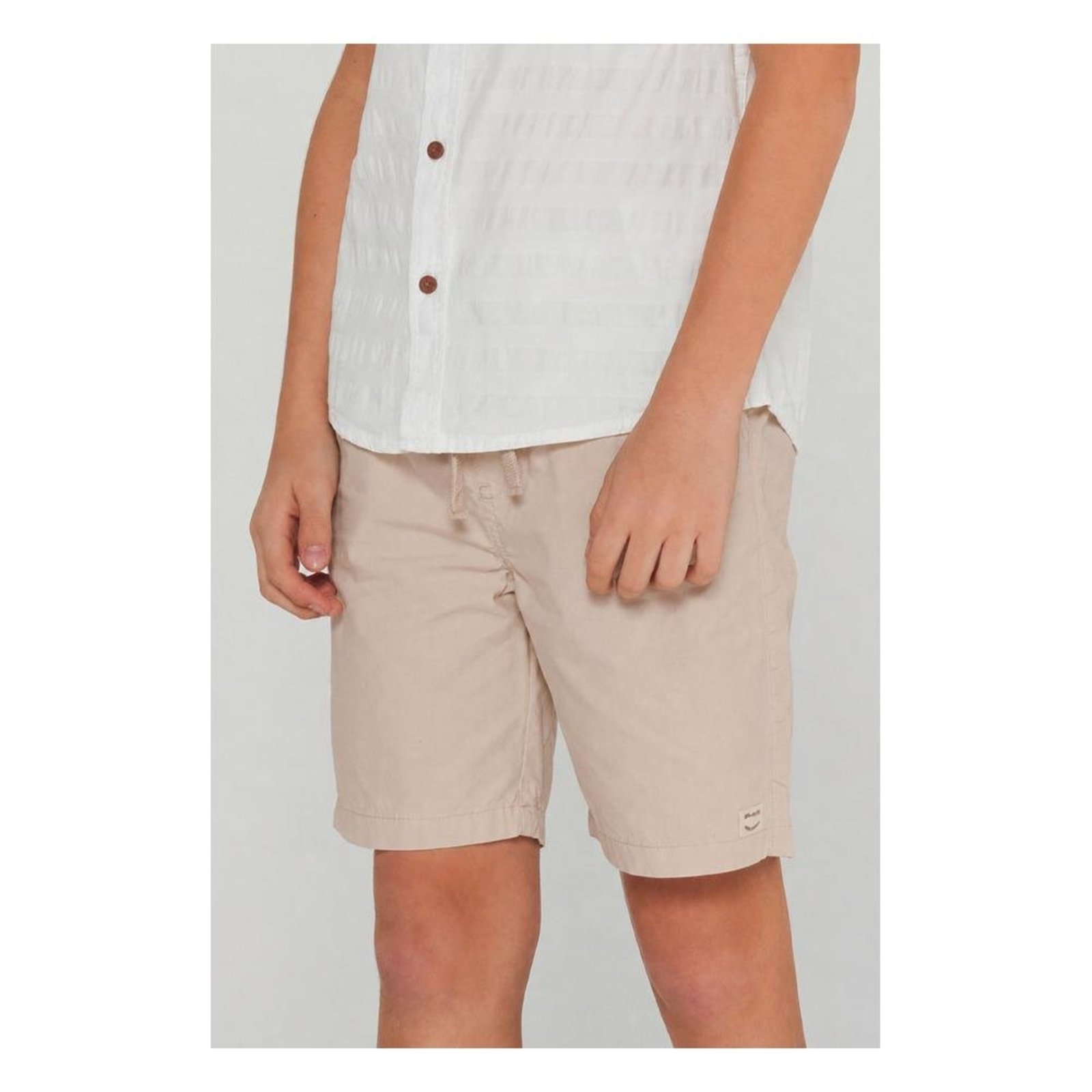 Infantil - Bermuda Casual Juvenil Sarja Sun Place Jeans Branco 12 Branco