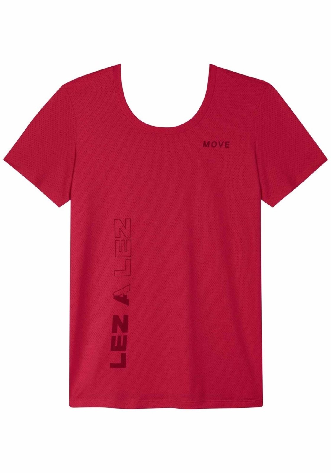 Blusa De Mangas Curtas Com Estampa Frontal Em Dry Fit Move