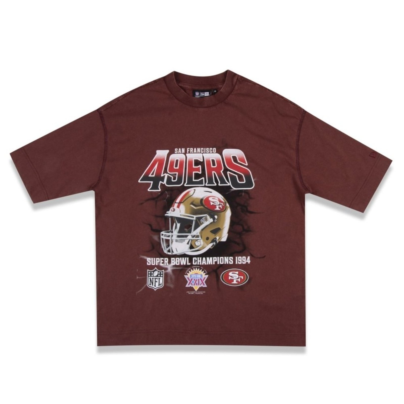 Camiseta New Era Regular San Francisco 49ers NFL Vermelho