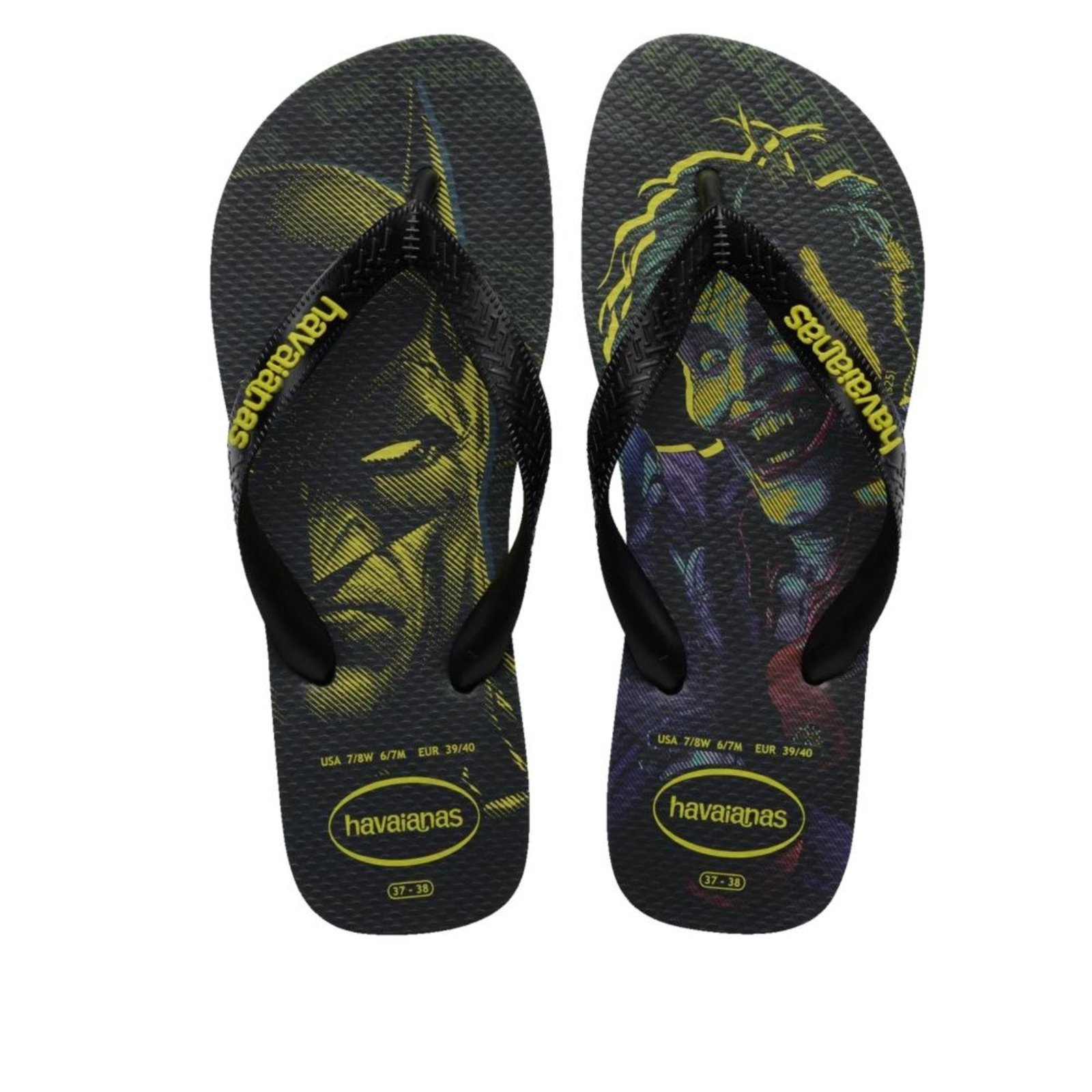 Vista 2 Chinelo Masculino Havaianas Herois Dc Preto incolor Havaianas incolor