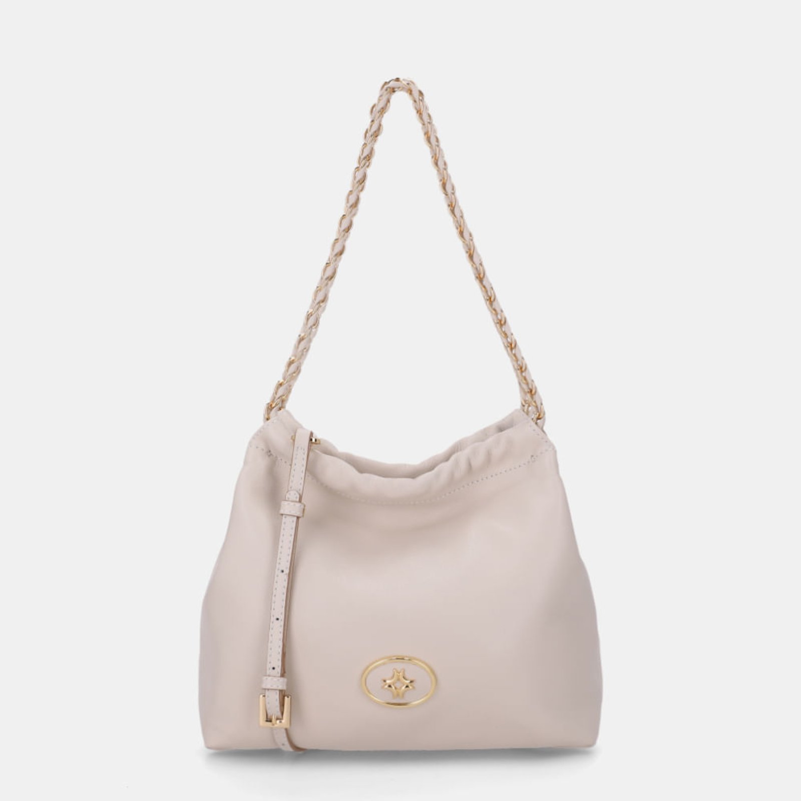 Bolsa Hobo Média Saara Panna - 2000959 Luz da Lua