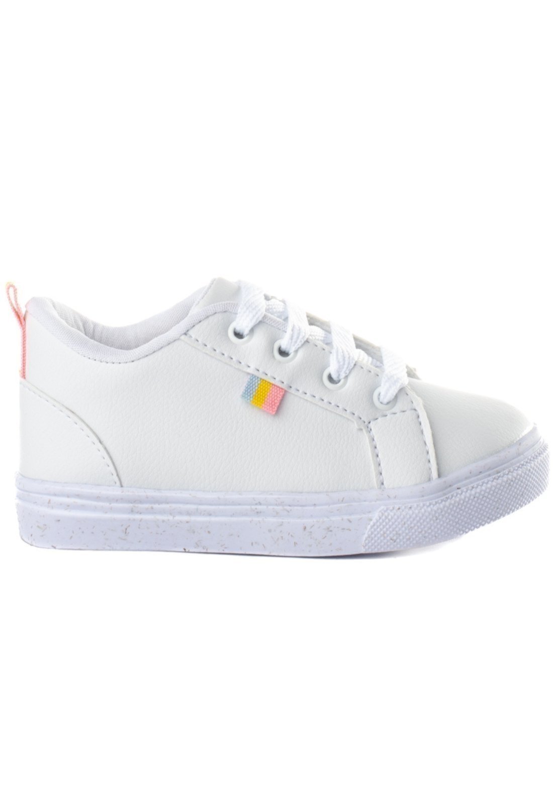 Infantil - Tênis Feminino Funfy EcoFriendly Ecológico 3056A Branco Para Menina Super Conforto e Estilo