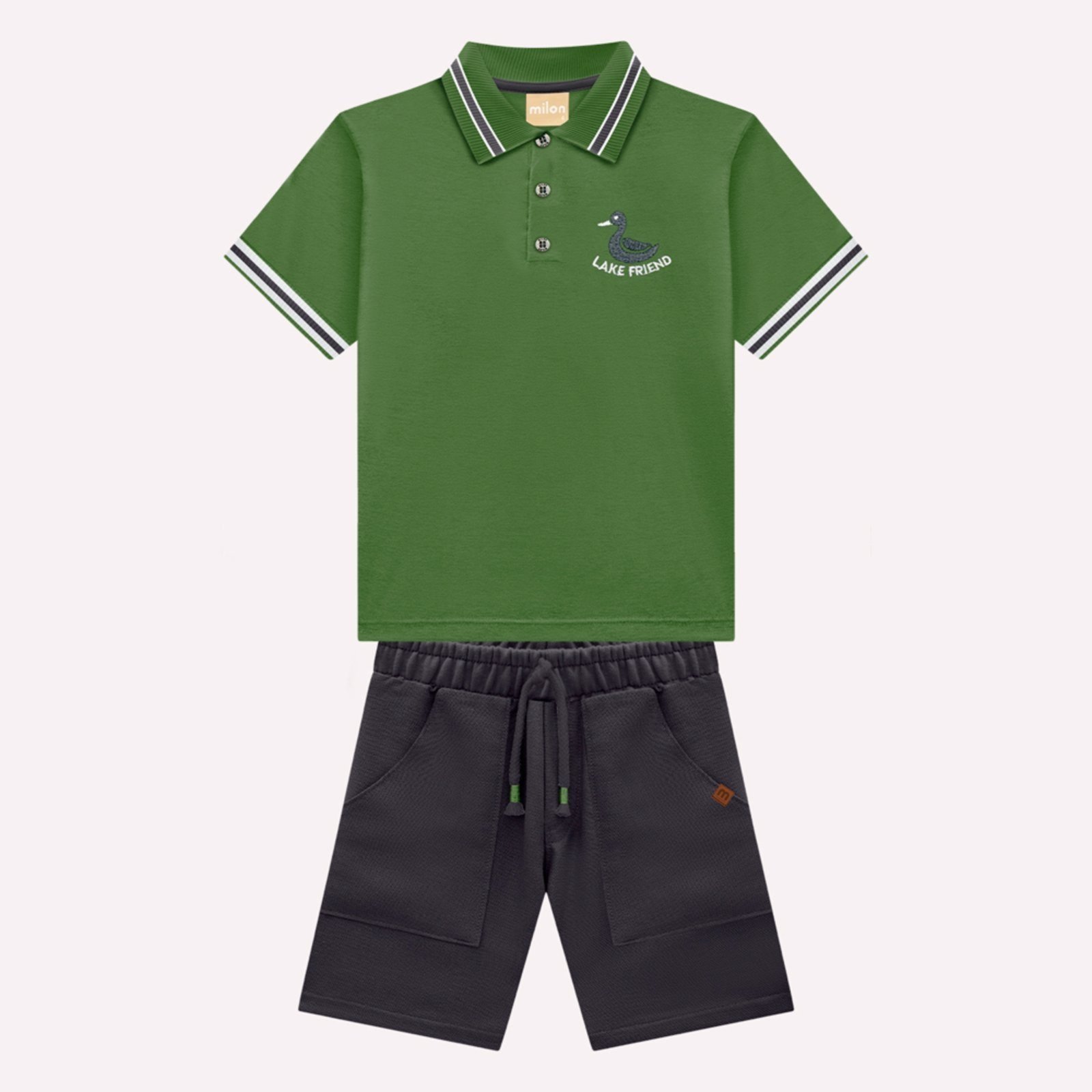 Infantil - Conjunto Menino Pato Milon