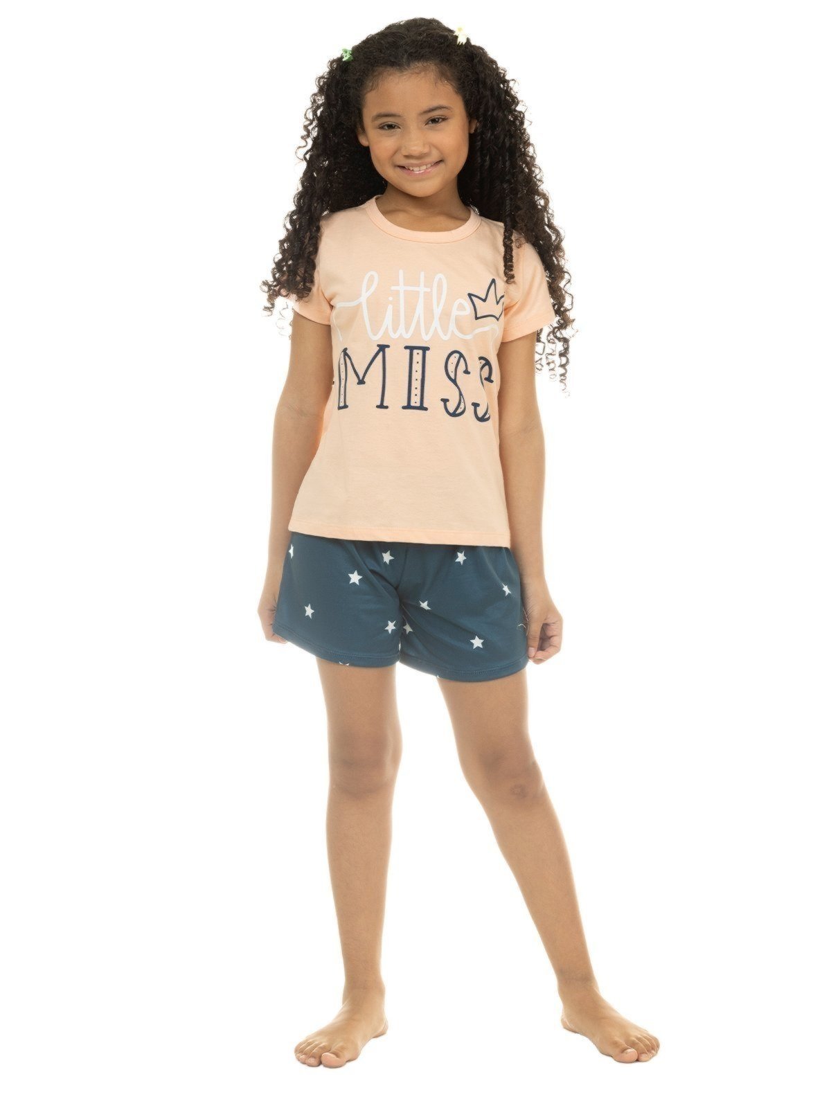 Pijama de Verão Menina Magicamente Pequena Miss Estrela