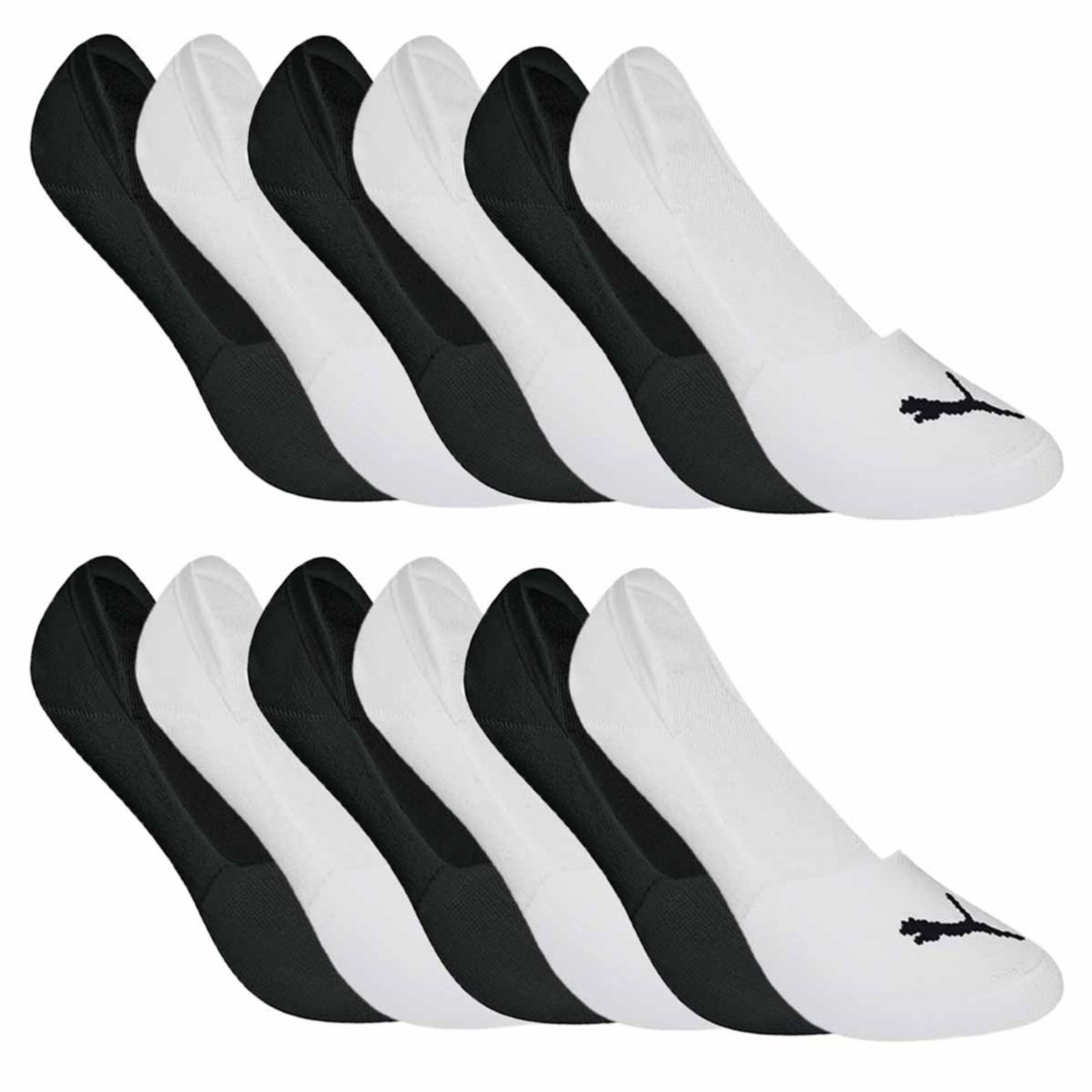 Kit 12 Pares de Meia Puma Invisível