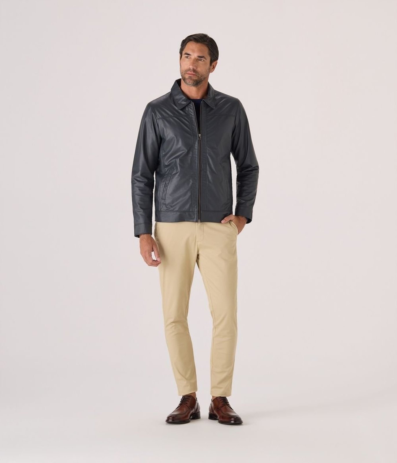 Calca Makenji Cos Alfaiataria Bolso-Faca Masculina Cru