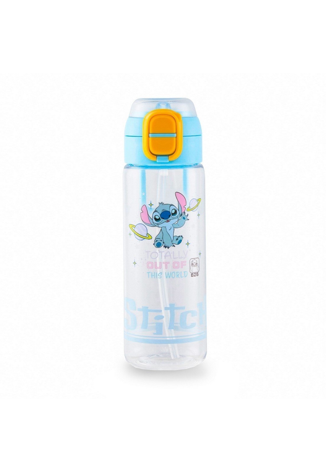 Infantil - Garrafa Stitch Escolar Robusta Antivazamento Disney