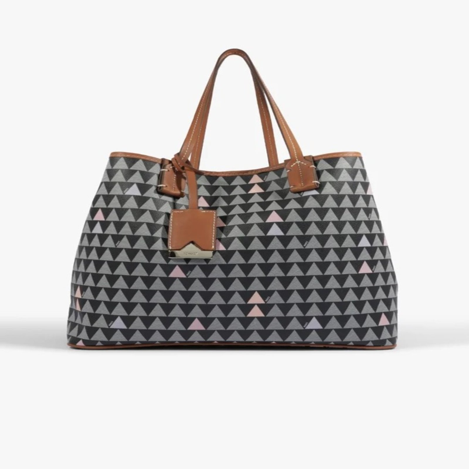 Bolsa Schutz Shopping Nina Triangle Preta