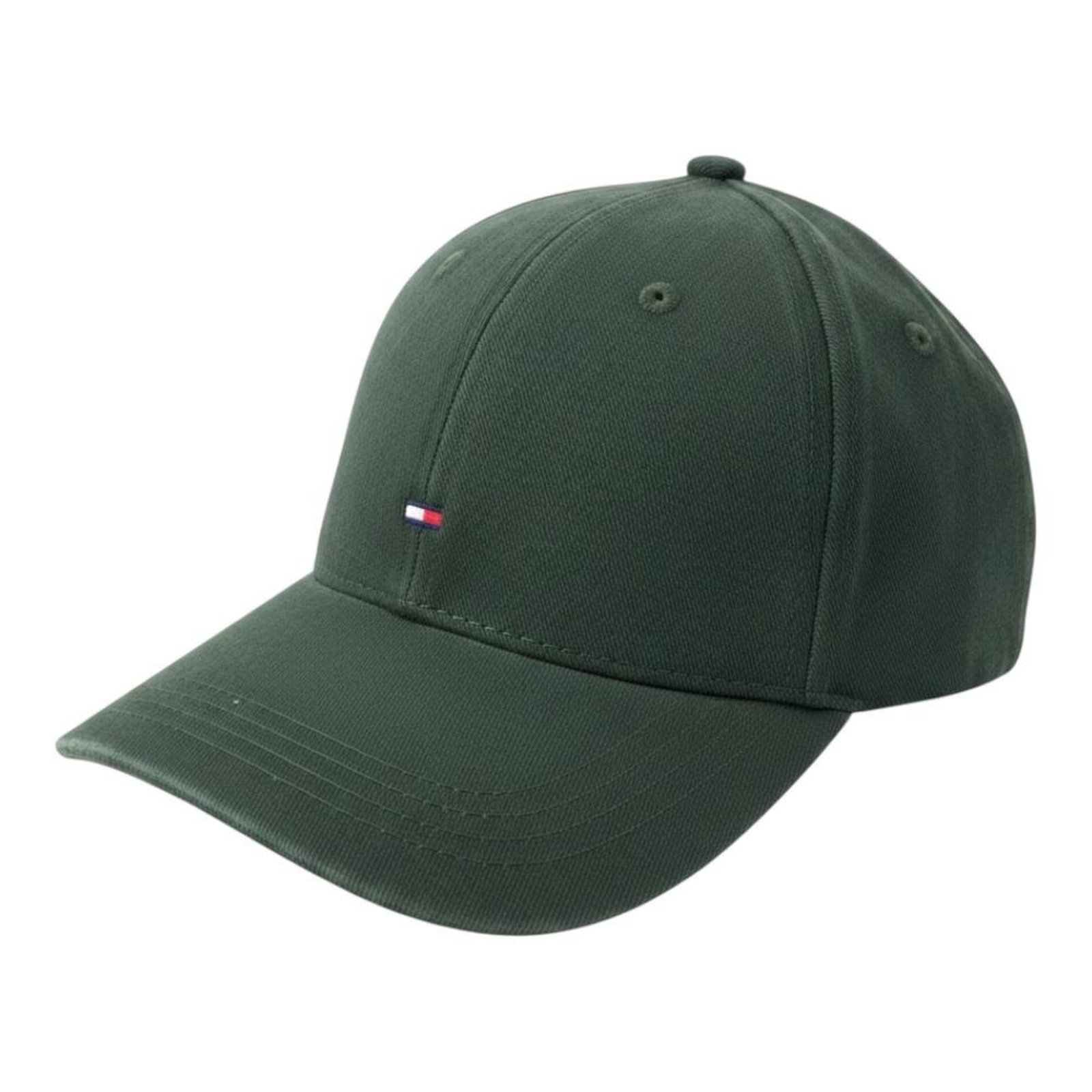 Boné Tommy Hilfiger Flag Cotton Unissex Verde Escuro