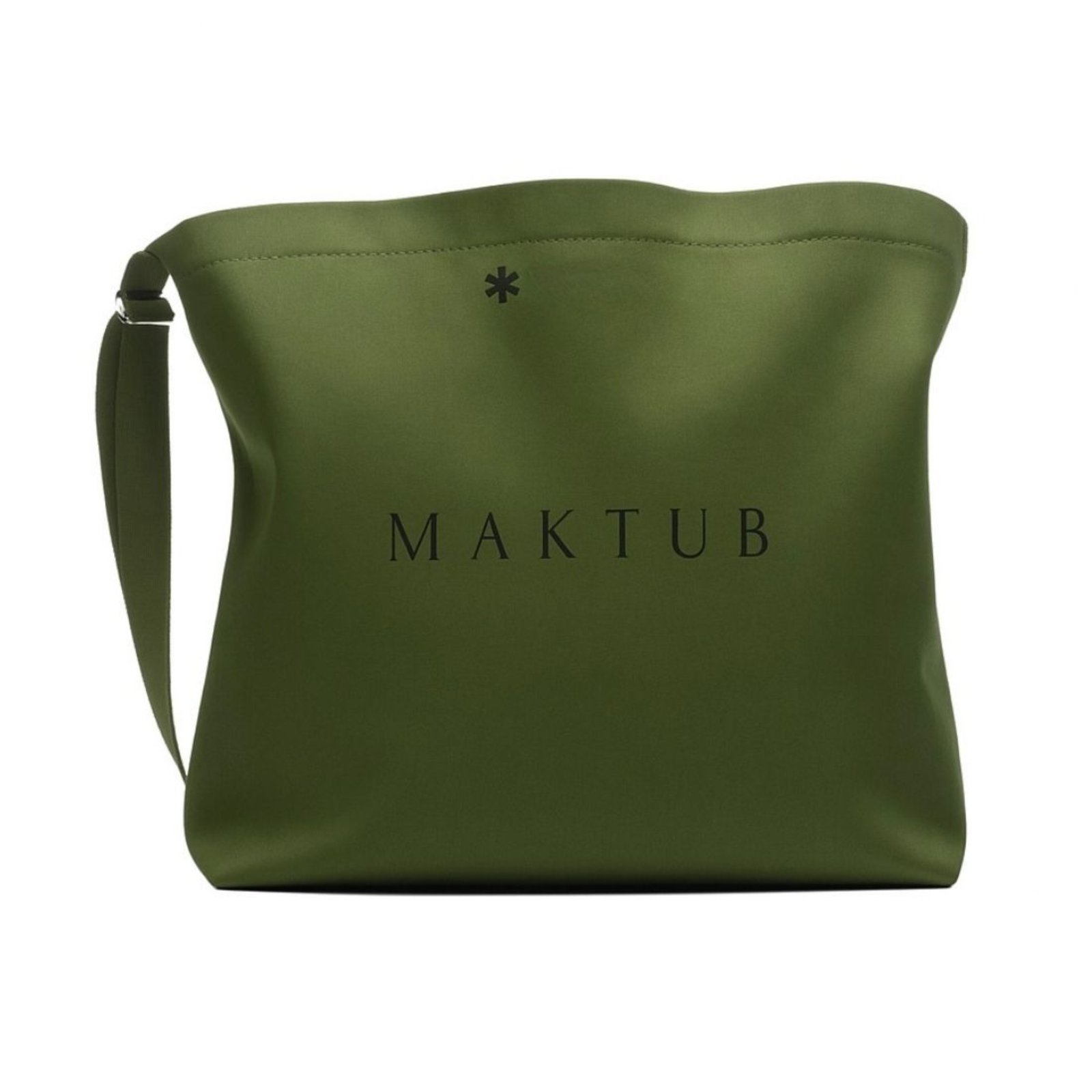 Bolsa de Lona Cargo Verde Maktub – Modelo de Ombro de Mão Academia Praia Piscina Compras