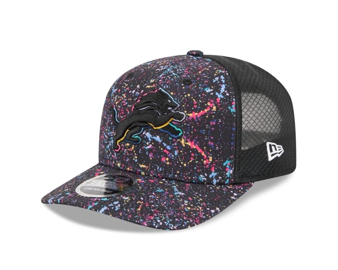 Bone New Era 9SEVENTY Strtch Snap Detroit Lions NFL Preto