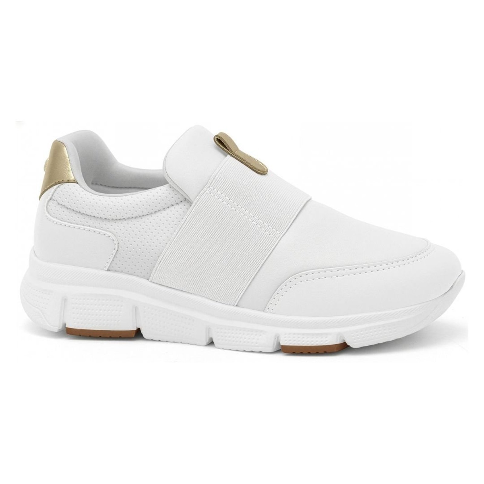 Tênis Feminino Slip On Comfortflex 2690402 - Branco