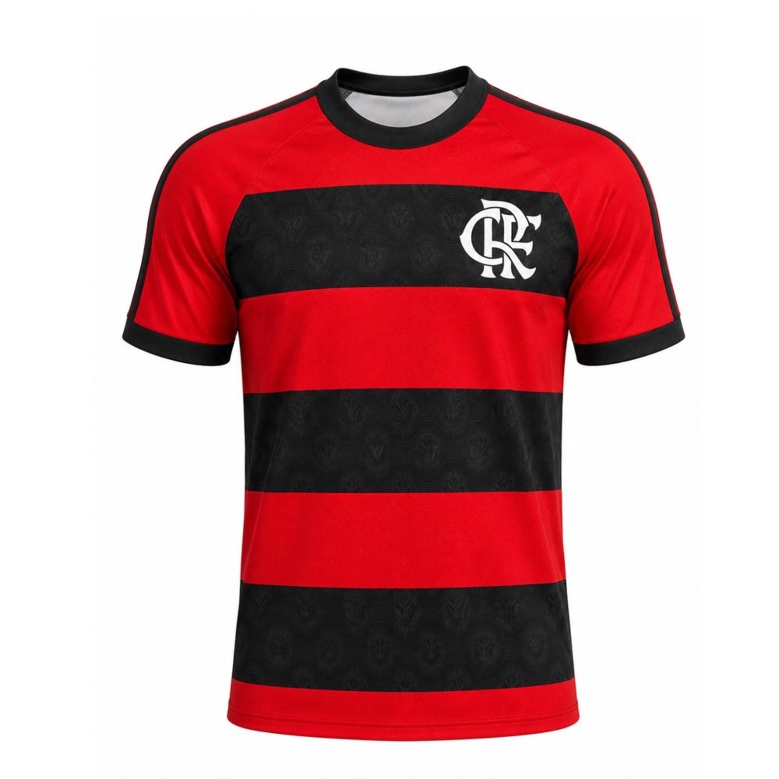 Camiseta Braziline Flamengo Raglan - Masculino
