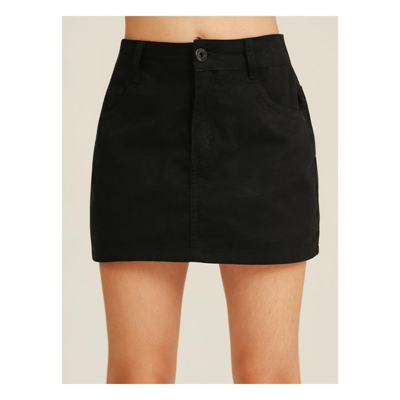 Infantil - Short-Saia Jeans Curta Poah Noah 10 Preto