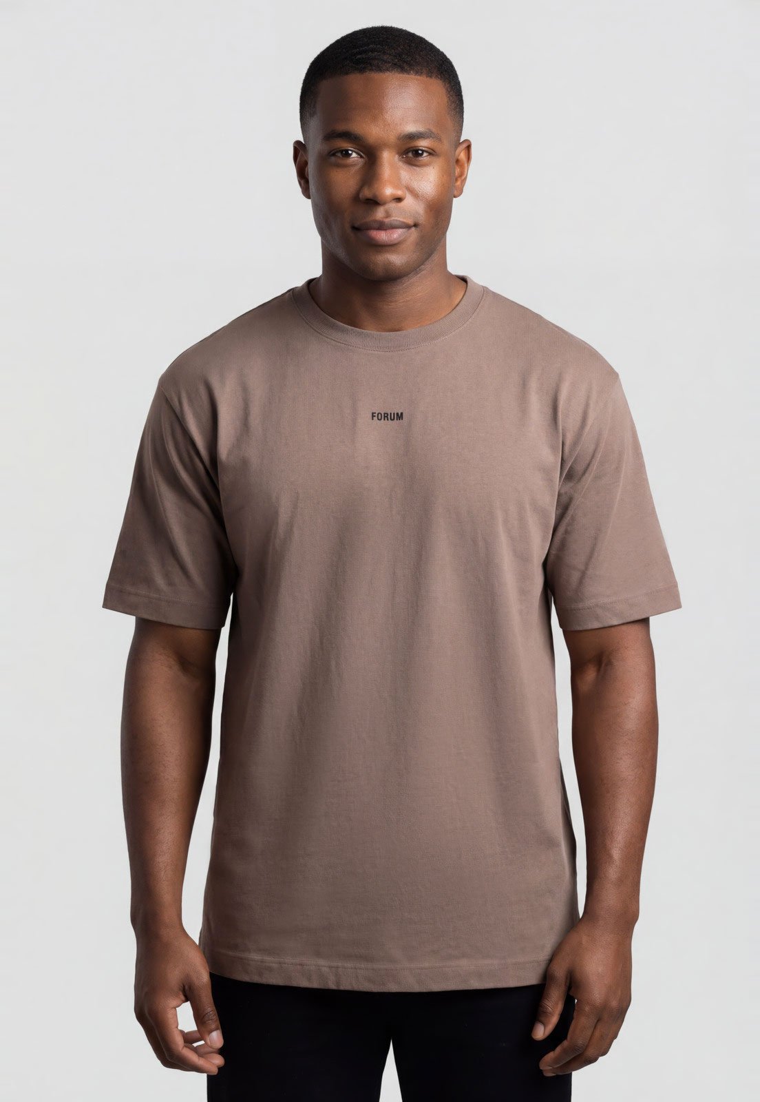 Camiseta Masculina Forum Logo Marrom