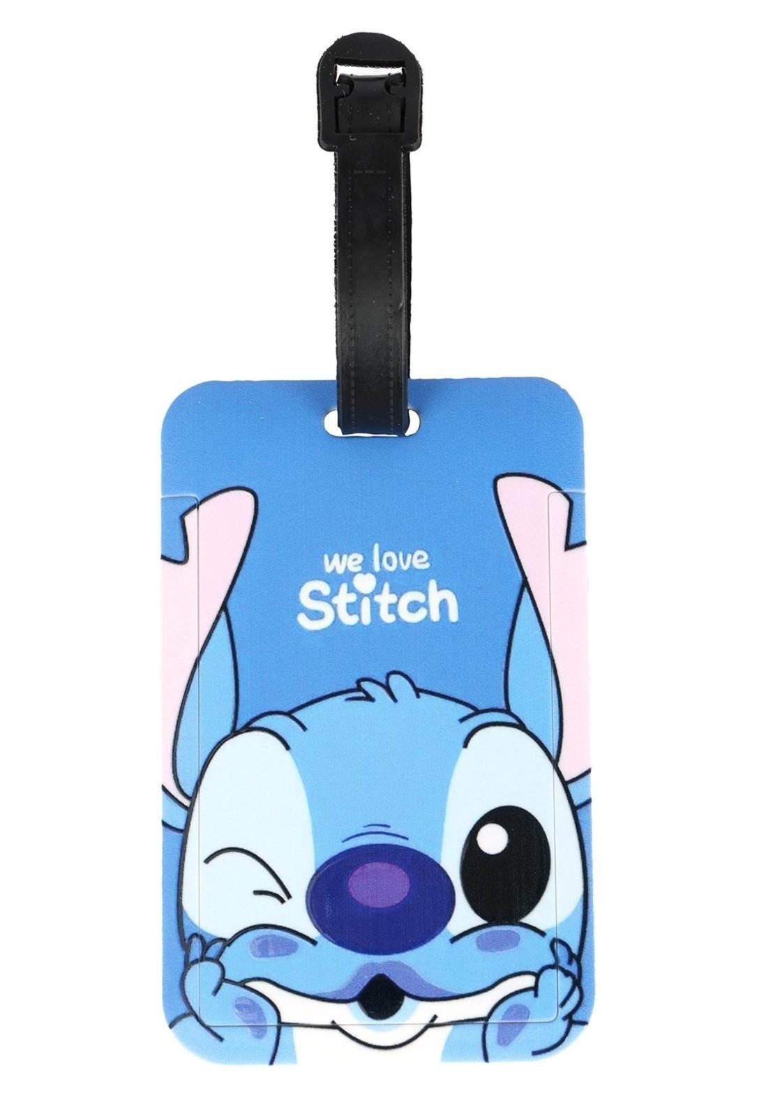 Vista 2 Infantil - Identificador de Bagagem Stitch II Disney Luxcel azul Luxcel azul