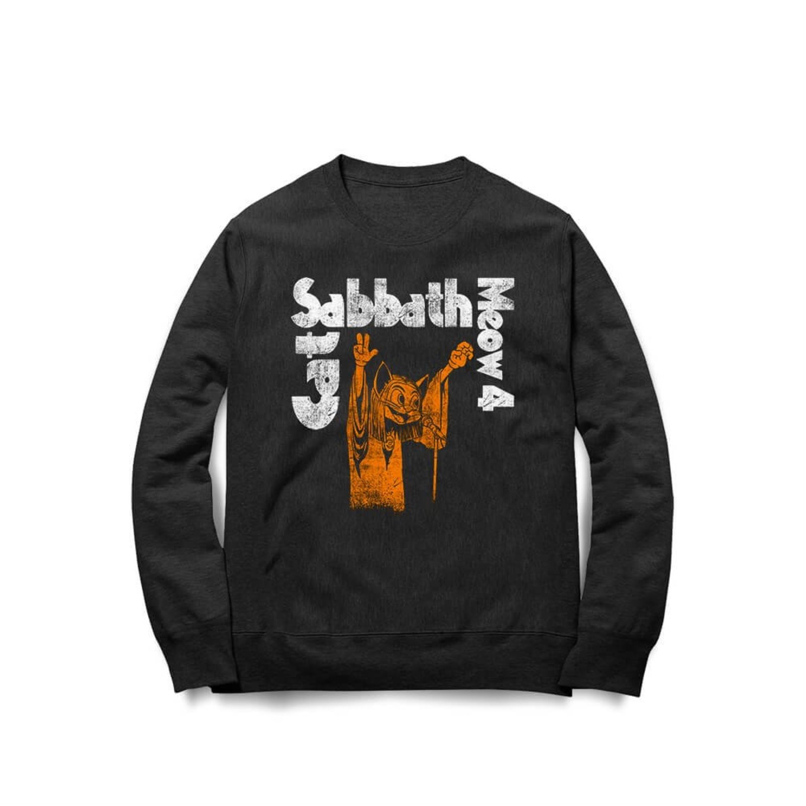 Moletom Cat Sabbath - Preto - Casual - Studio Geek