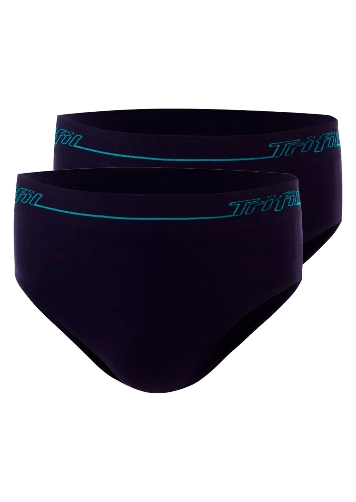 Kit com 2 Cuecas Slip Trifil 0543 Azul Marinho