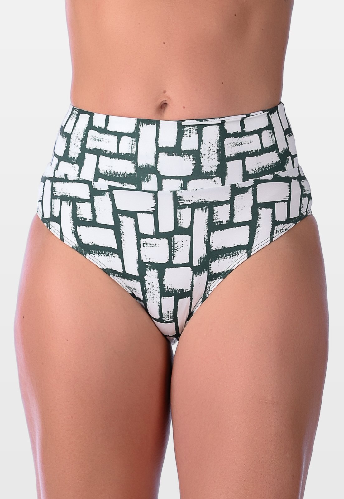 Vista 2 Calcinha Hot Pants Summer Soul Cós Duplo Verde estampado/verde verde estampado/verde verde